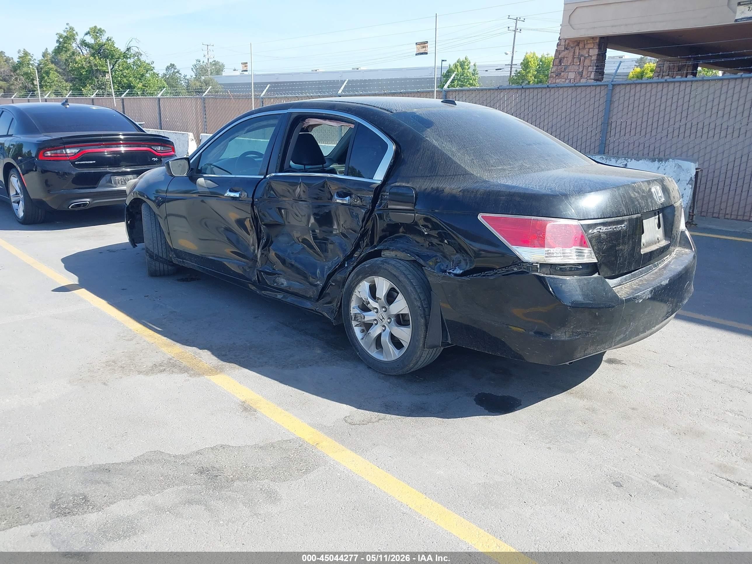 2009 Honda Accord 3.5 Ex-l Black vin: 1HGCP36839A038435