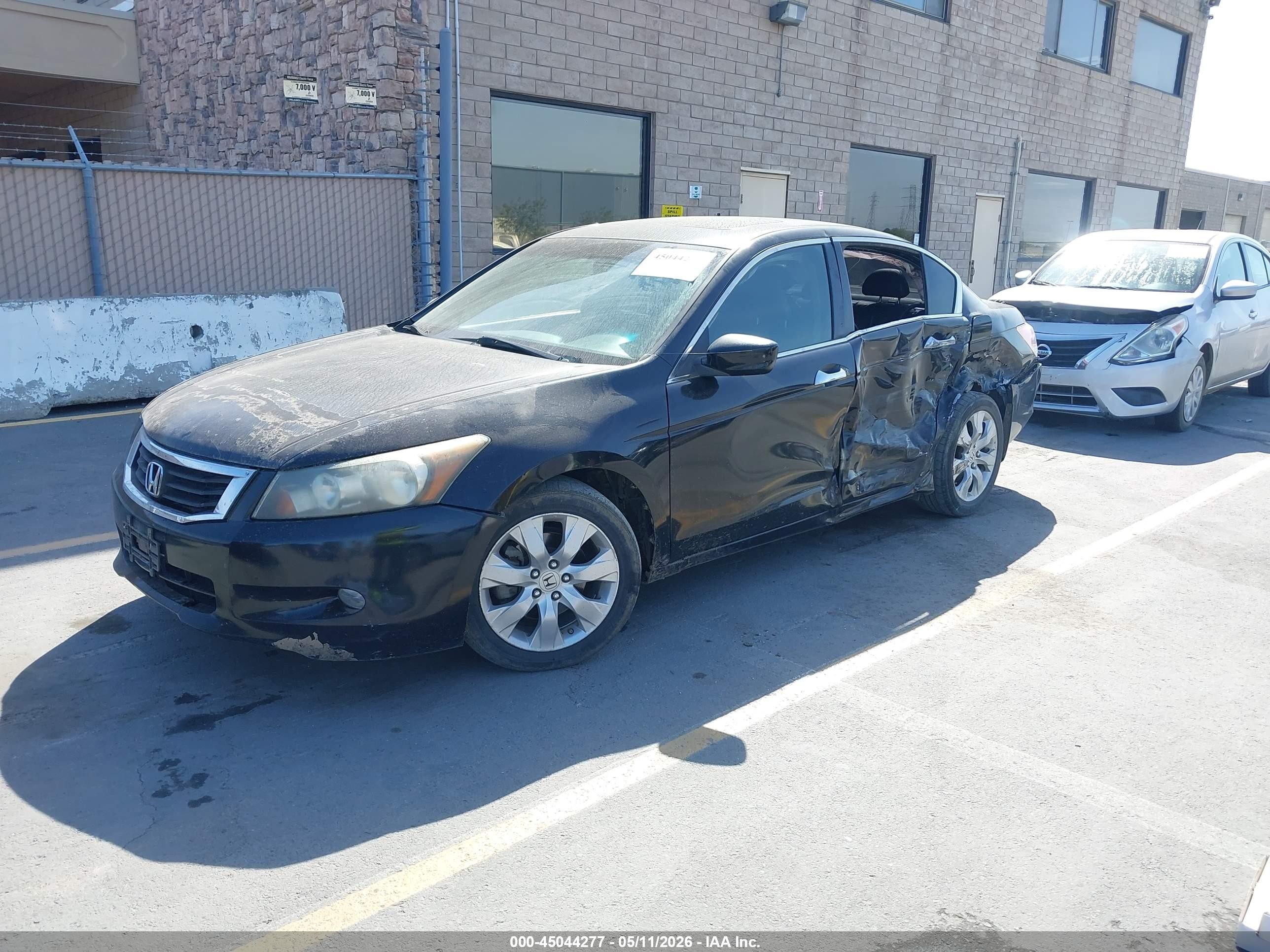2009 Honda Accord 3.5 Ex-l Black vin: 1HGCP36839A038435