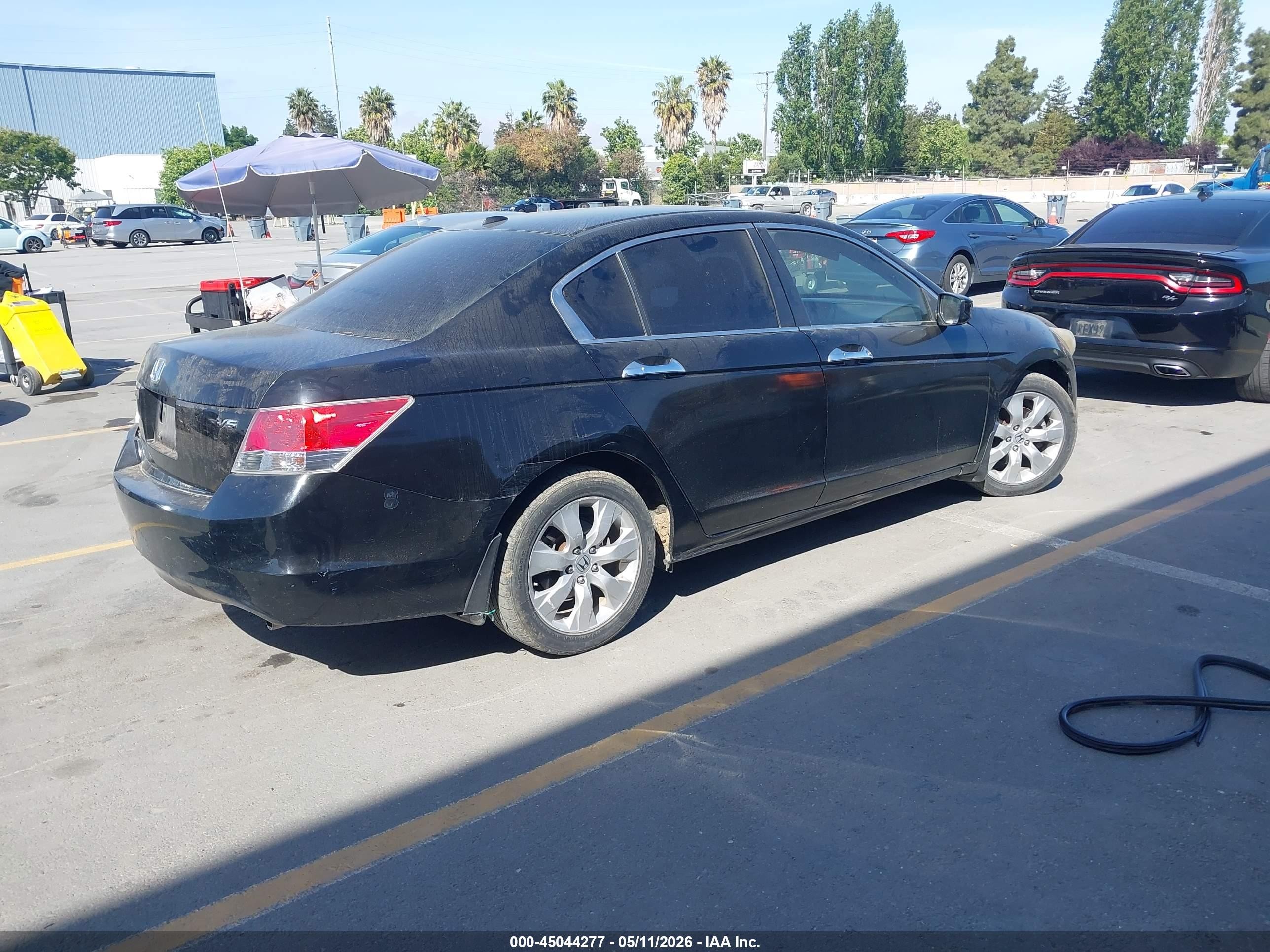 2009 Honda Accord 3.5 Ex-l Black vin: 1HGCP36839A038435