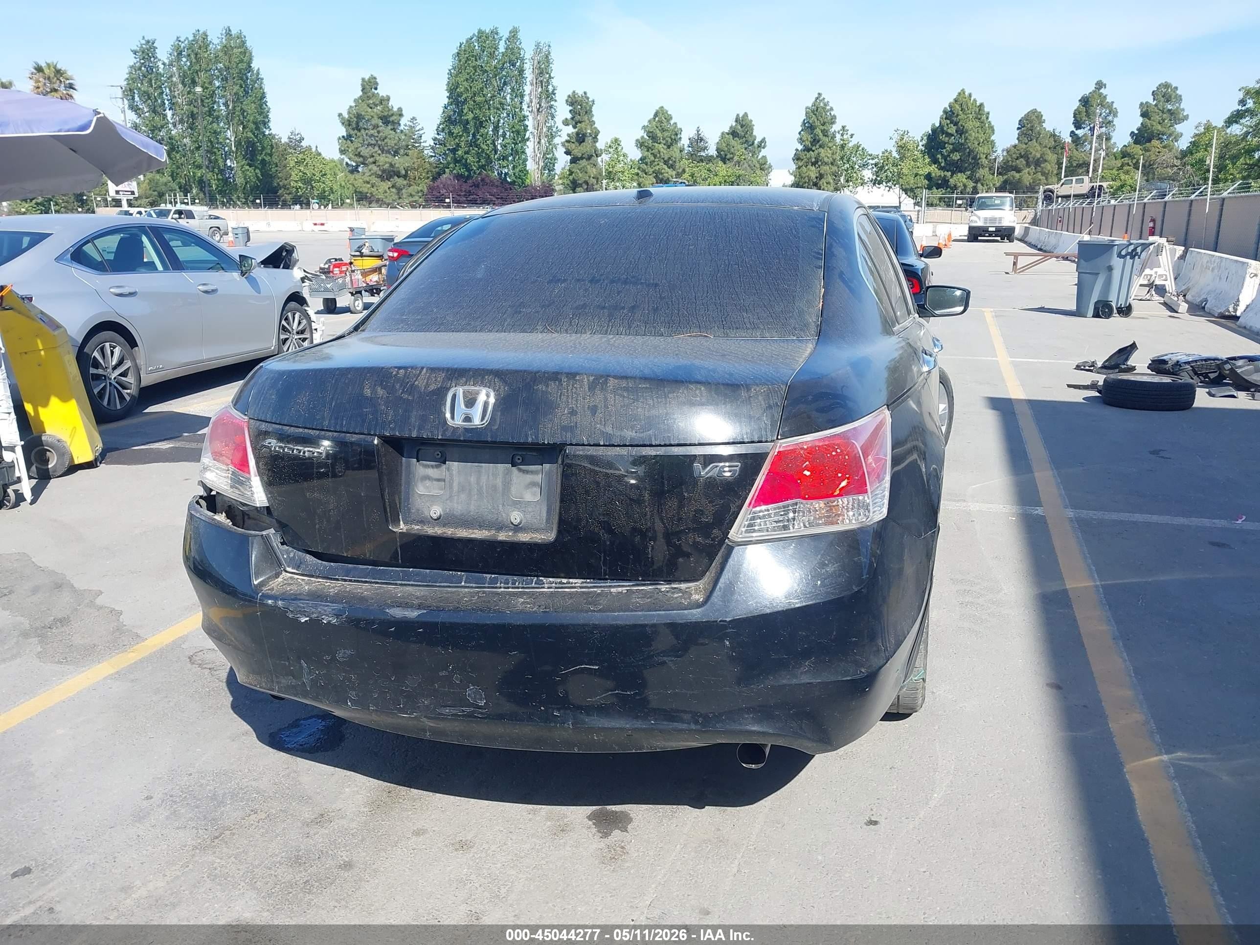 2009 Honda Accord 3.5 Ex-l Black vin: 1HGCP36839A038435