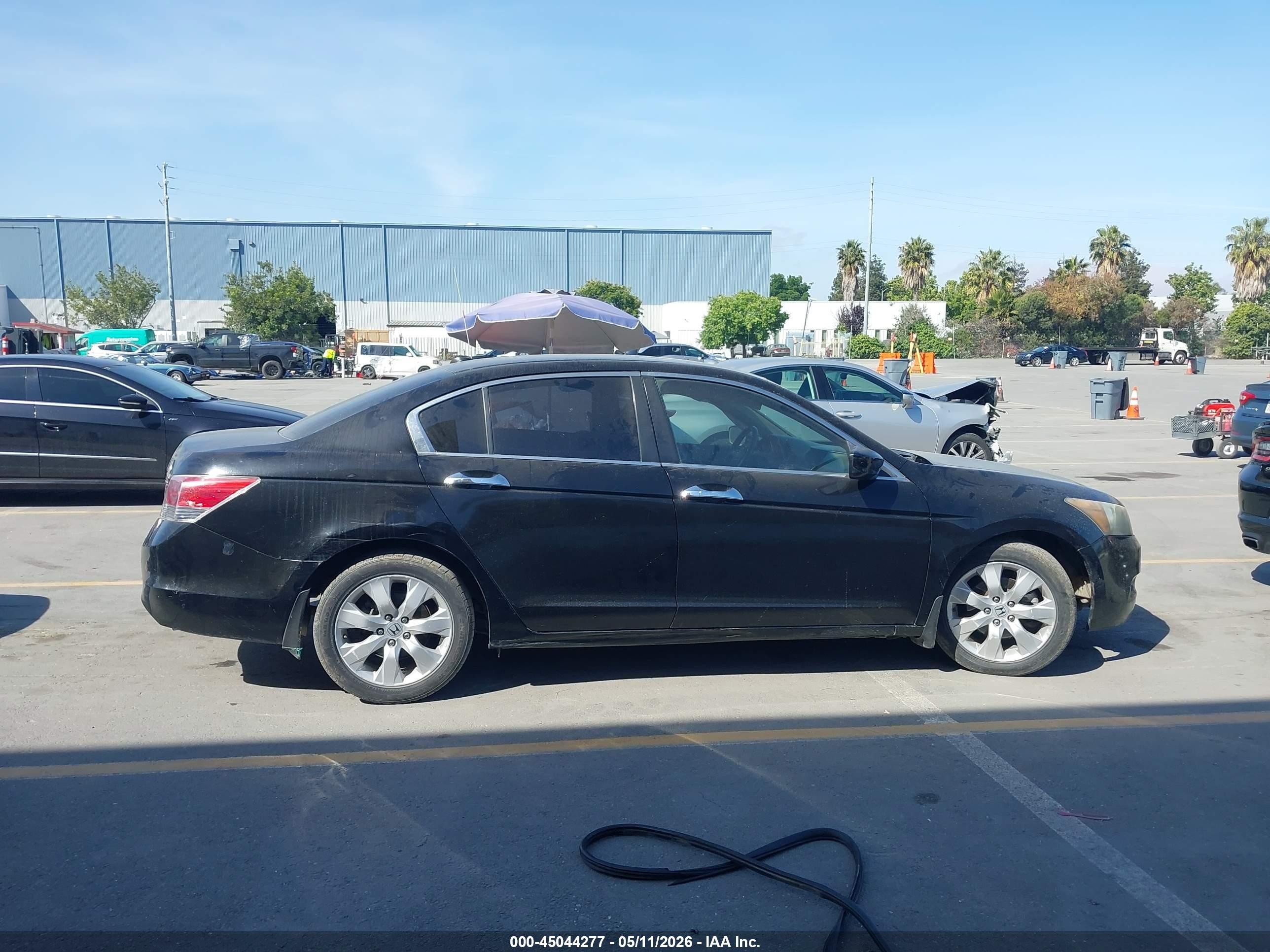 2009 Honda Accord 3.5 Ex-l Black vin: 1HGCP36839A038435