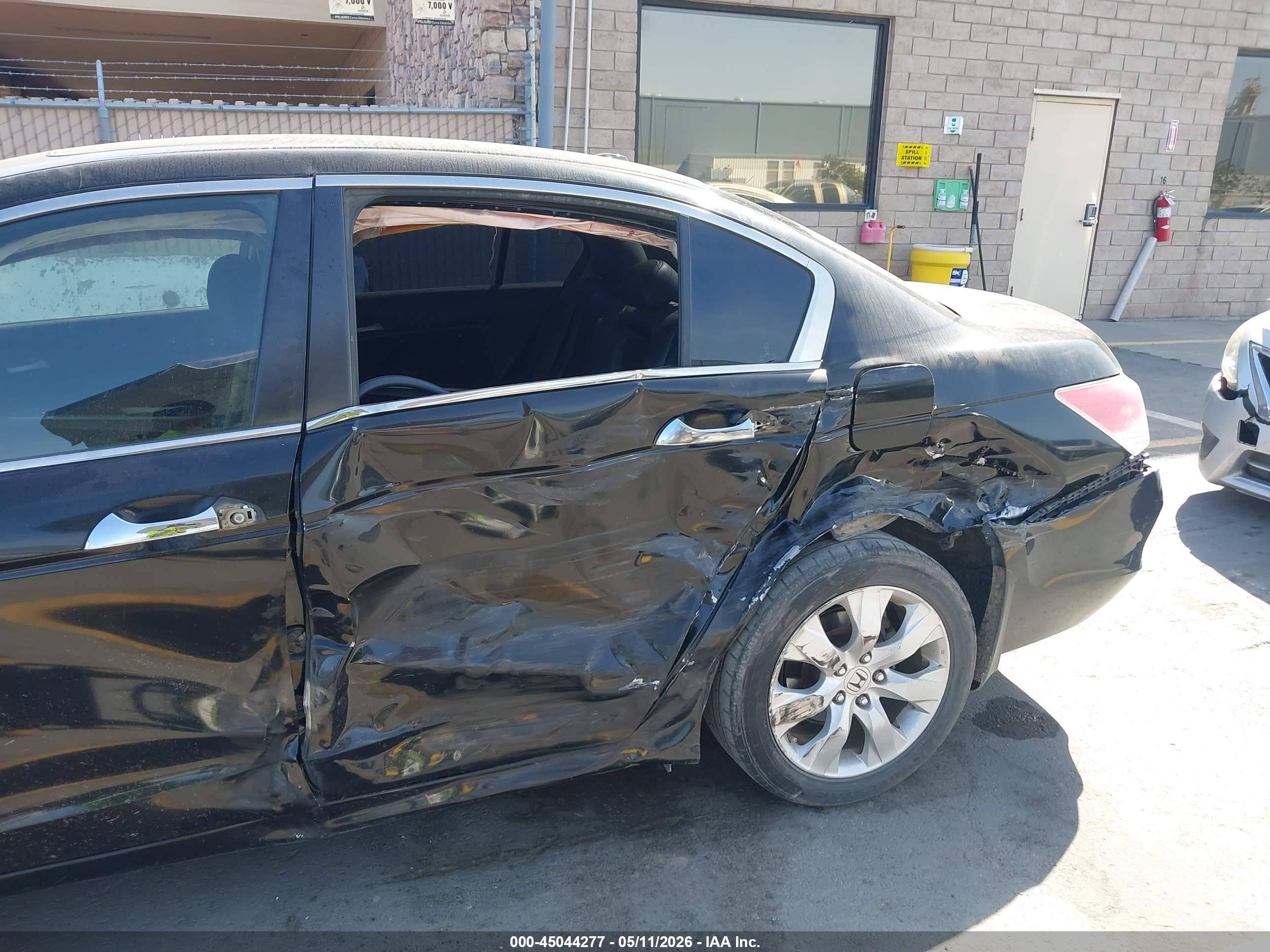 2009 Honda Accord 3.5 Ex-l Black vin: 1HGCP36839A038435