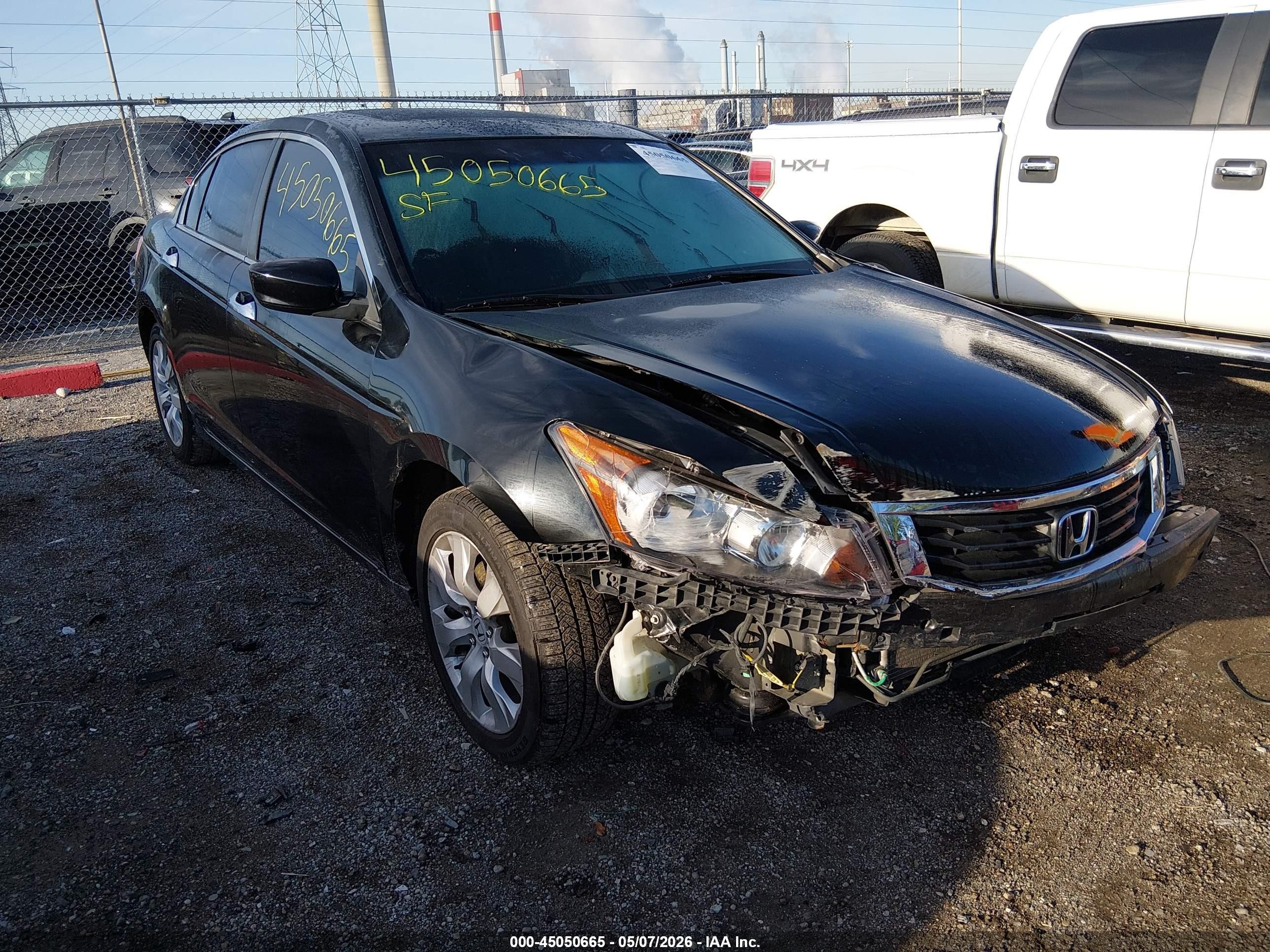 2009 Honda Accord 3.5 Ex-l Black vin: 1HGCP36839A050083