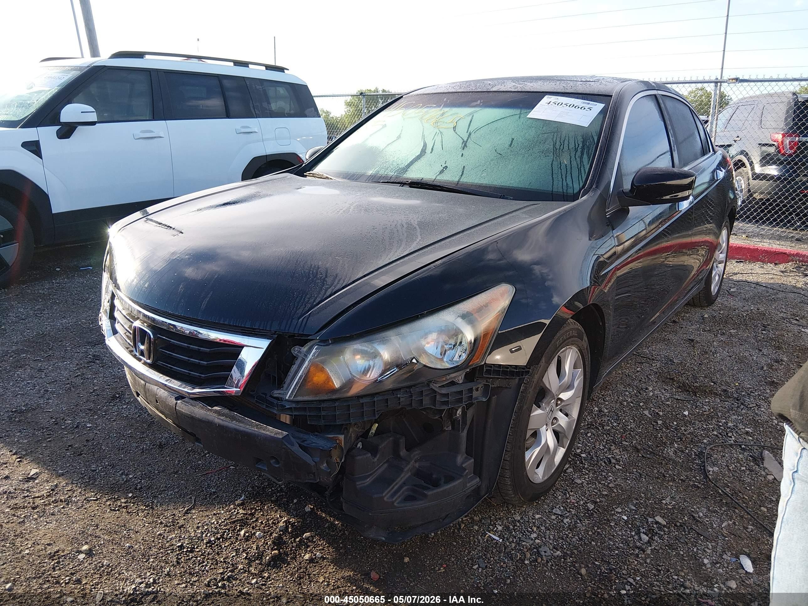 2009 Honda Accord 3.5 Ex-l Black vin: 1HGCP36839A050083