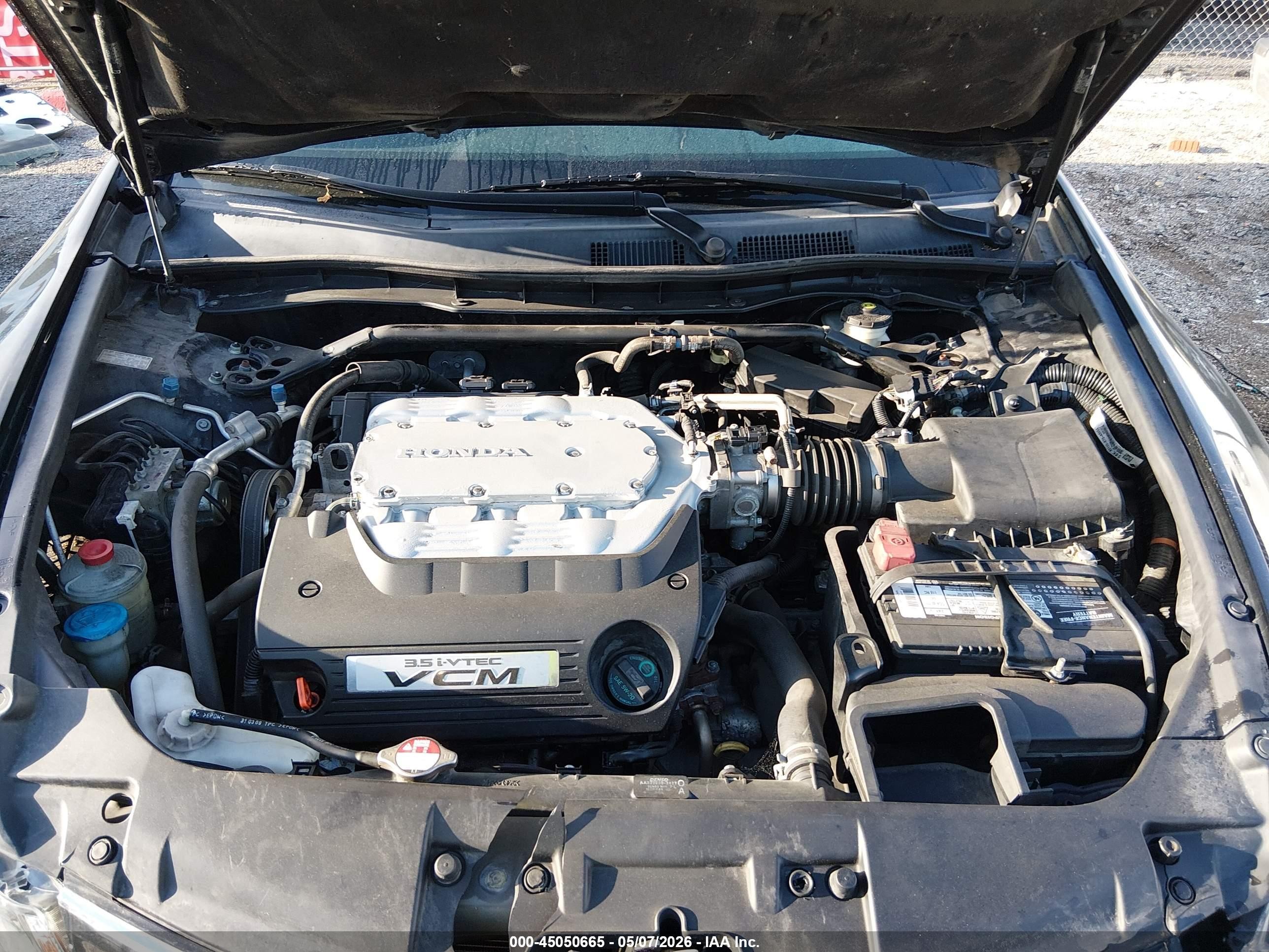 2009 Honda Accord 3.5 Ex-l Black vin: 1HGCP36839A050083