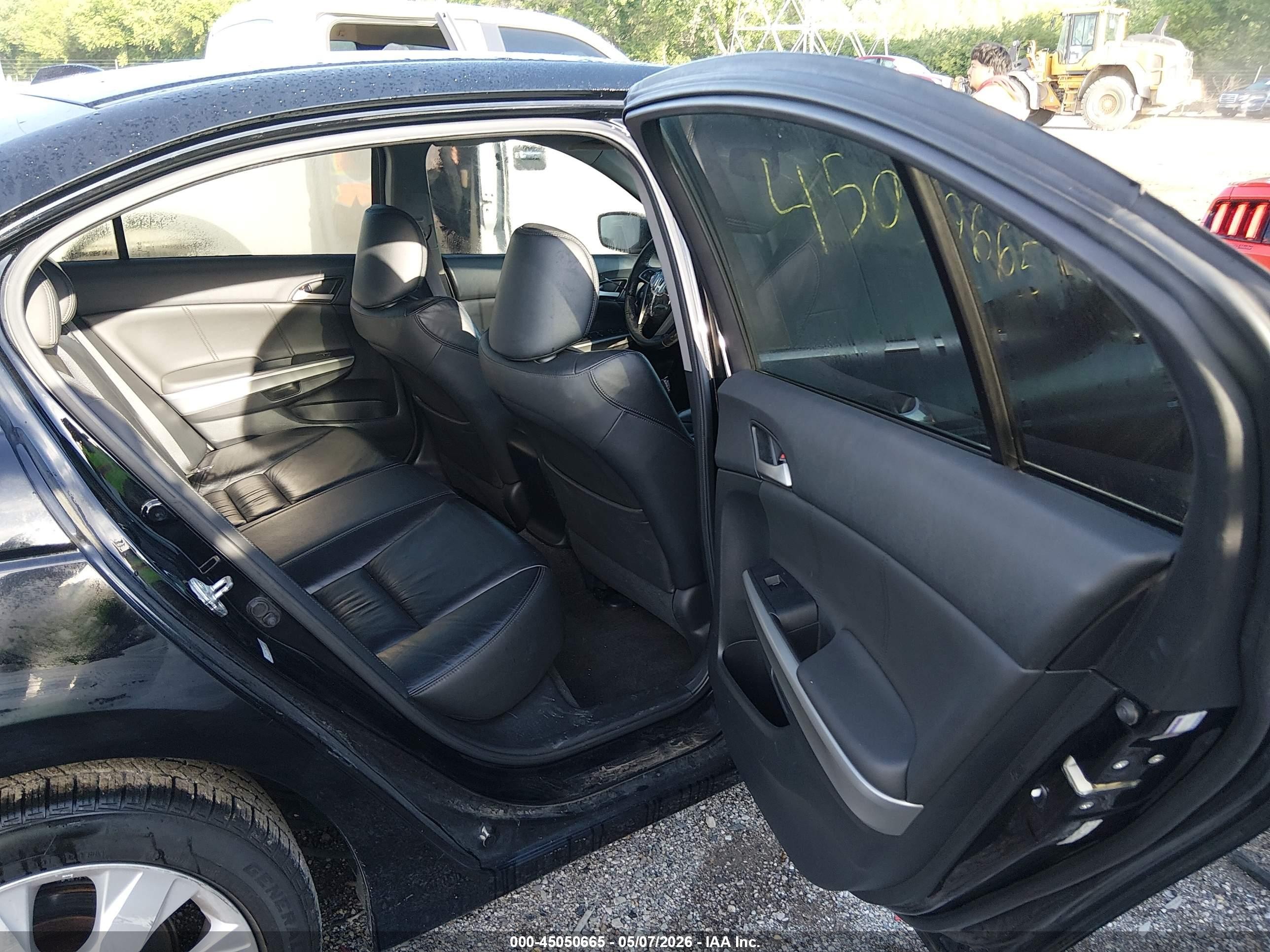 2009 Honda Accord 3.5 Ex-l Black vin: 1HGCP36839A050083
