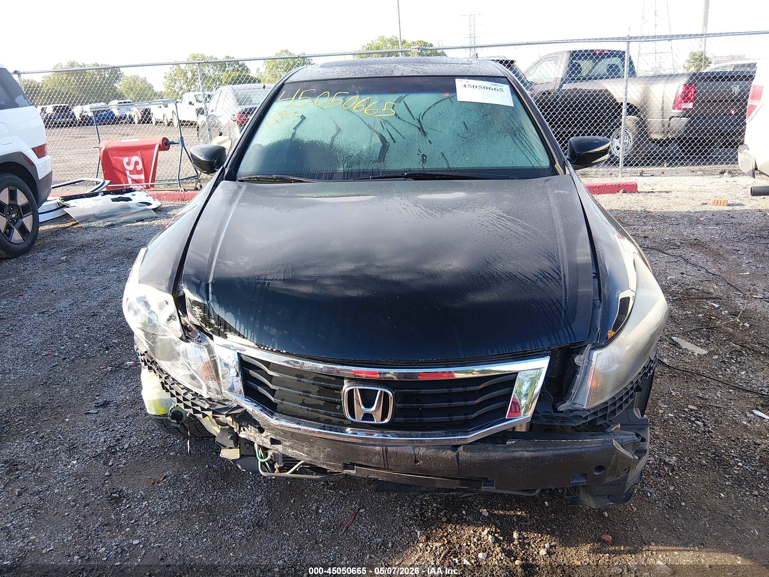 2009 Honda Accord 3.5 Ex-l Black vin: 1HGCP36839A050083
