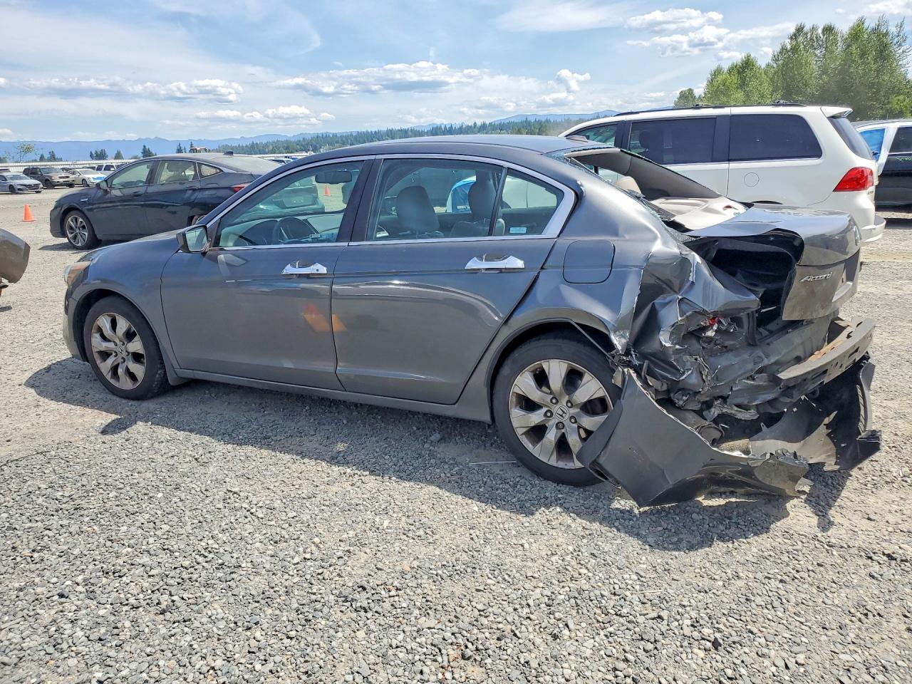 2008 Honda Accord Exl Gray vin: 1HGCP36848A030357
