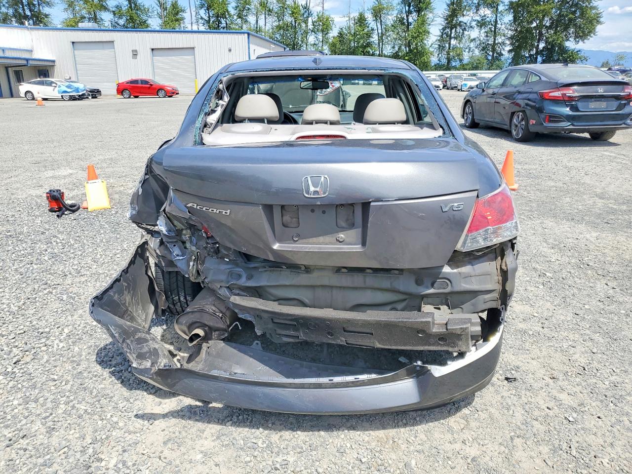2008 Honda Accord Exl Gray vin: 1HGCP36848A030357