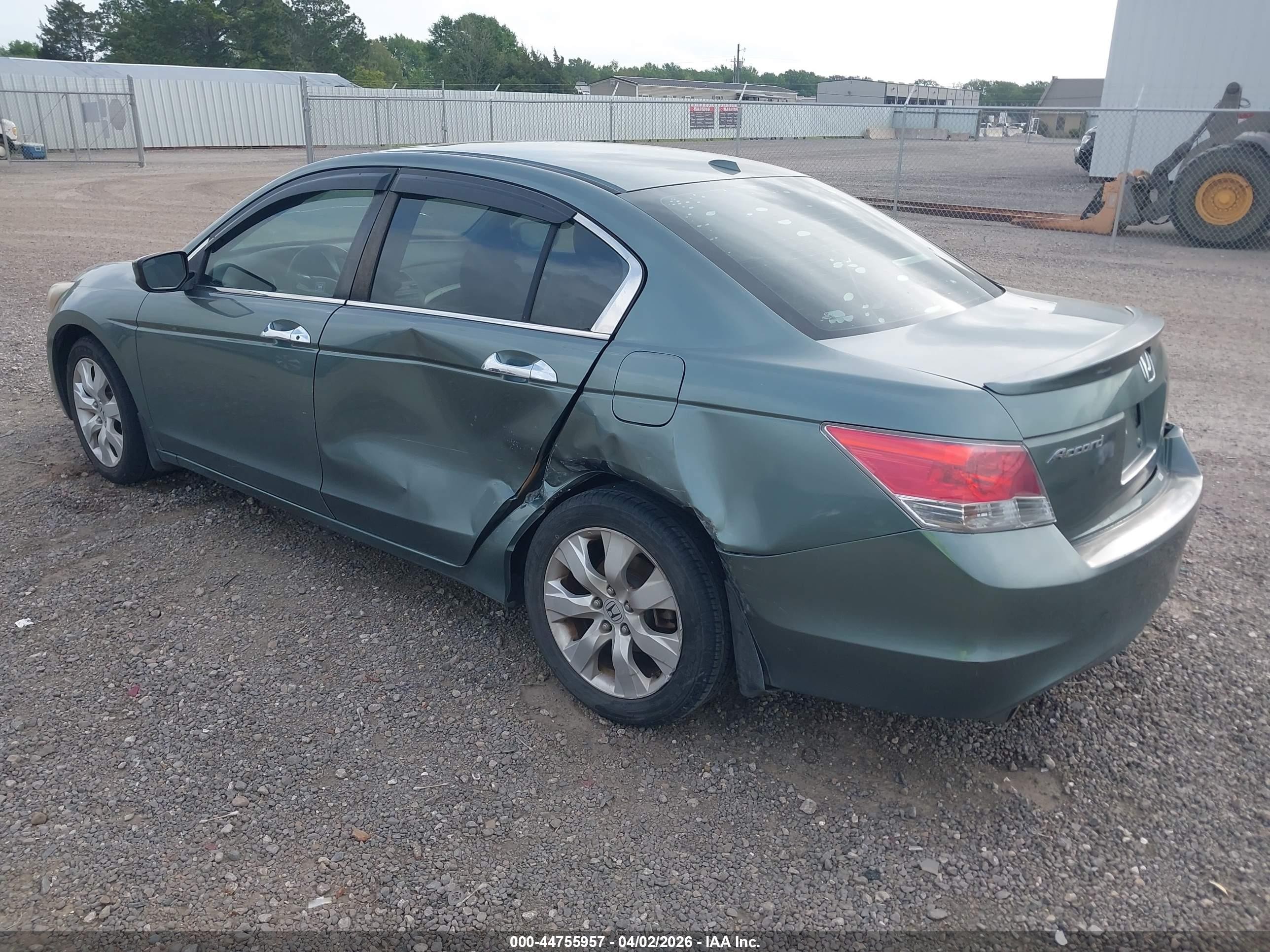 2008 Honda Accord 3.5 Ex-l Зеленый vin: 1HGCP36848A039236