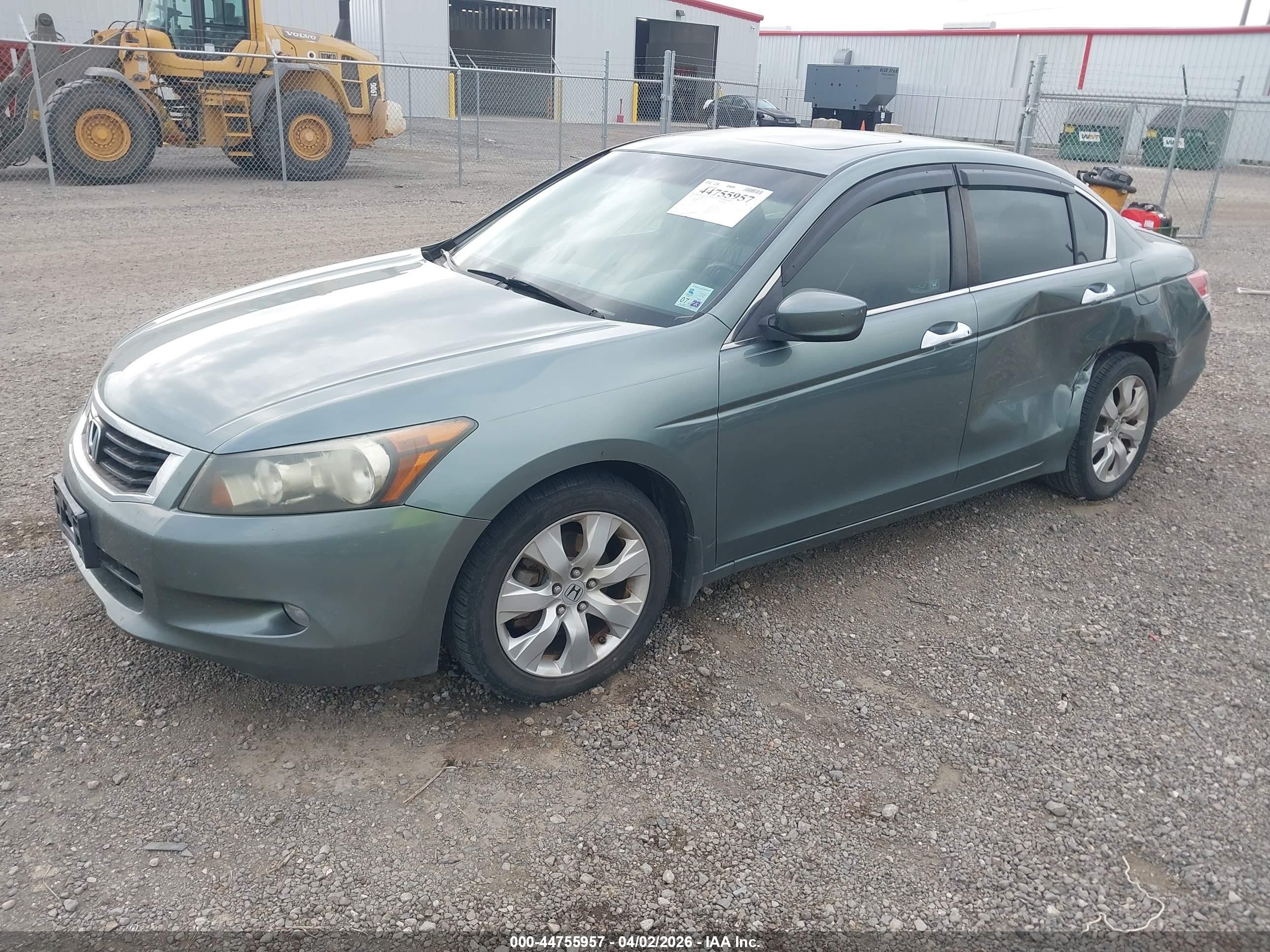 2008 Honda Accord 3.5 Ex-l Зеленый vin: 1HGCP36848A039236