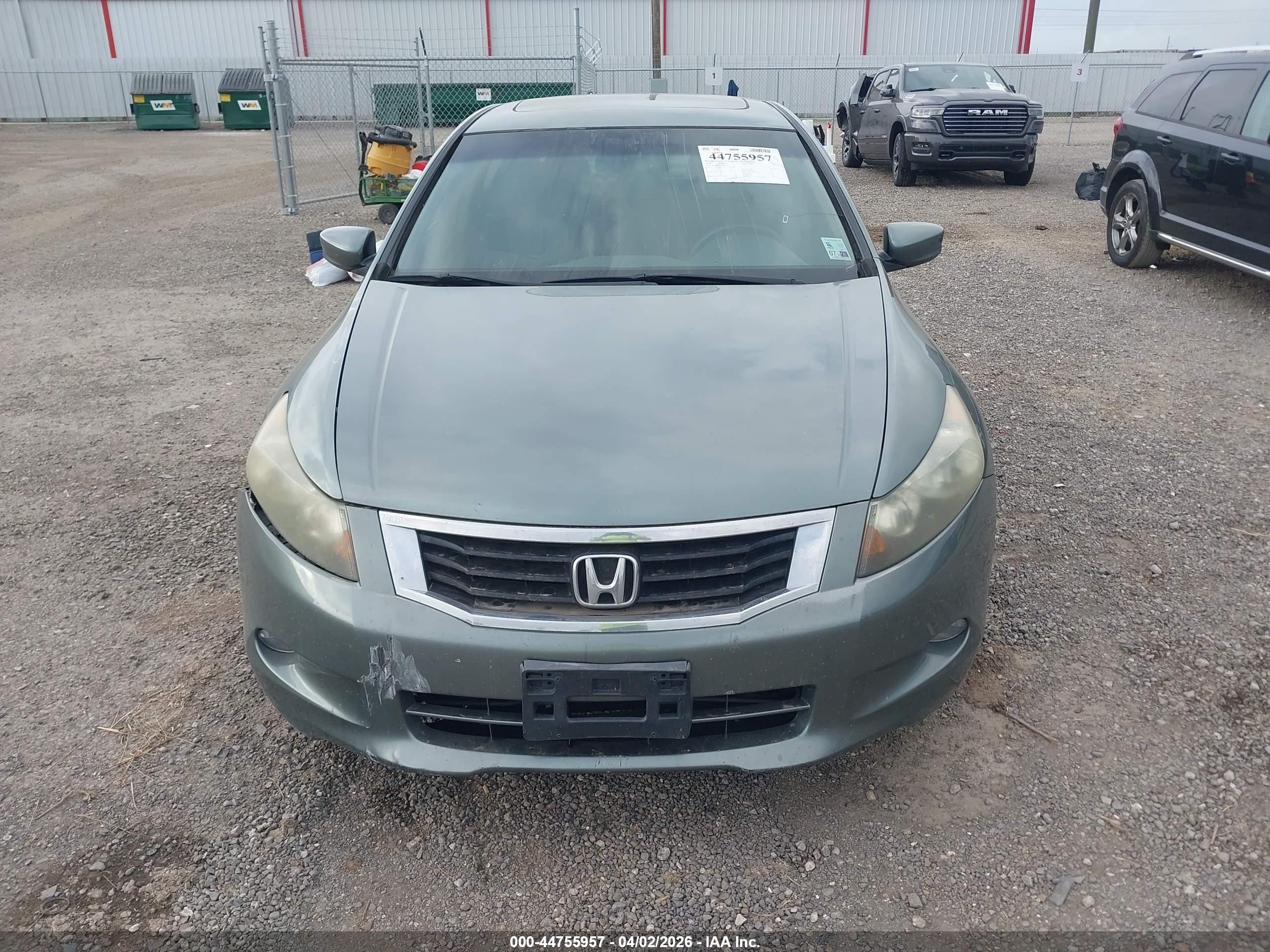 2008 Honda Accord 3.5 Ex-l Зеленый vin: 1HGCP36848A039236