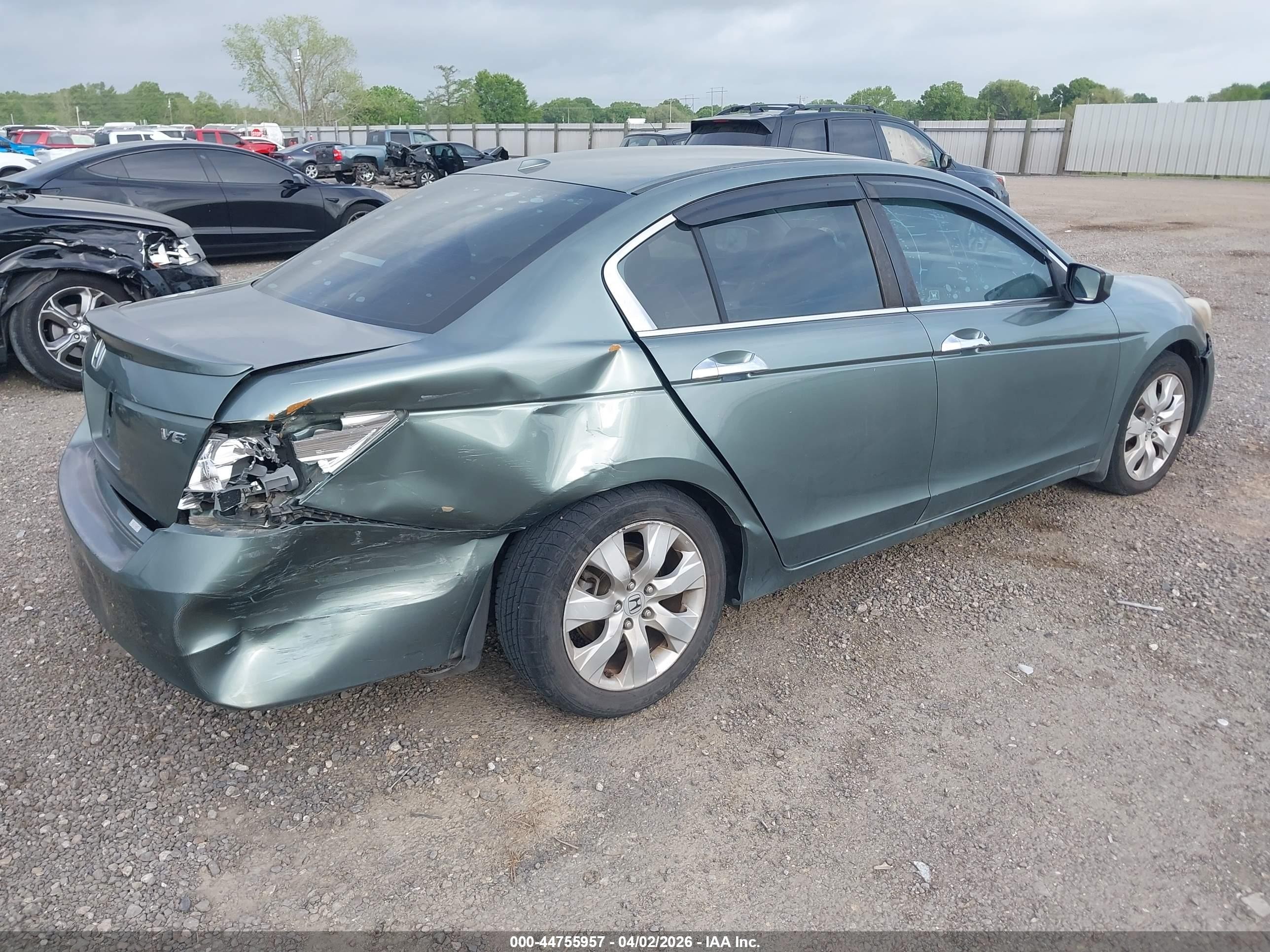 2008 Honda Accord 3.5 Ex-l Зеленый vin: 1HGCP36848A039236