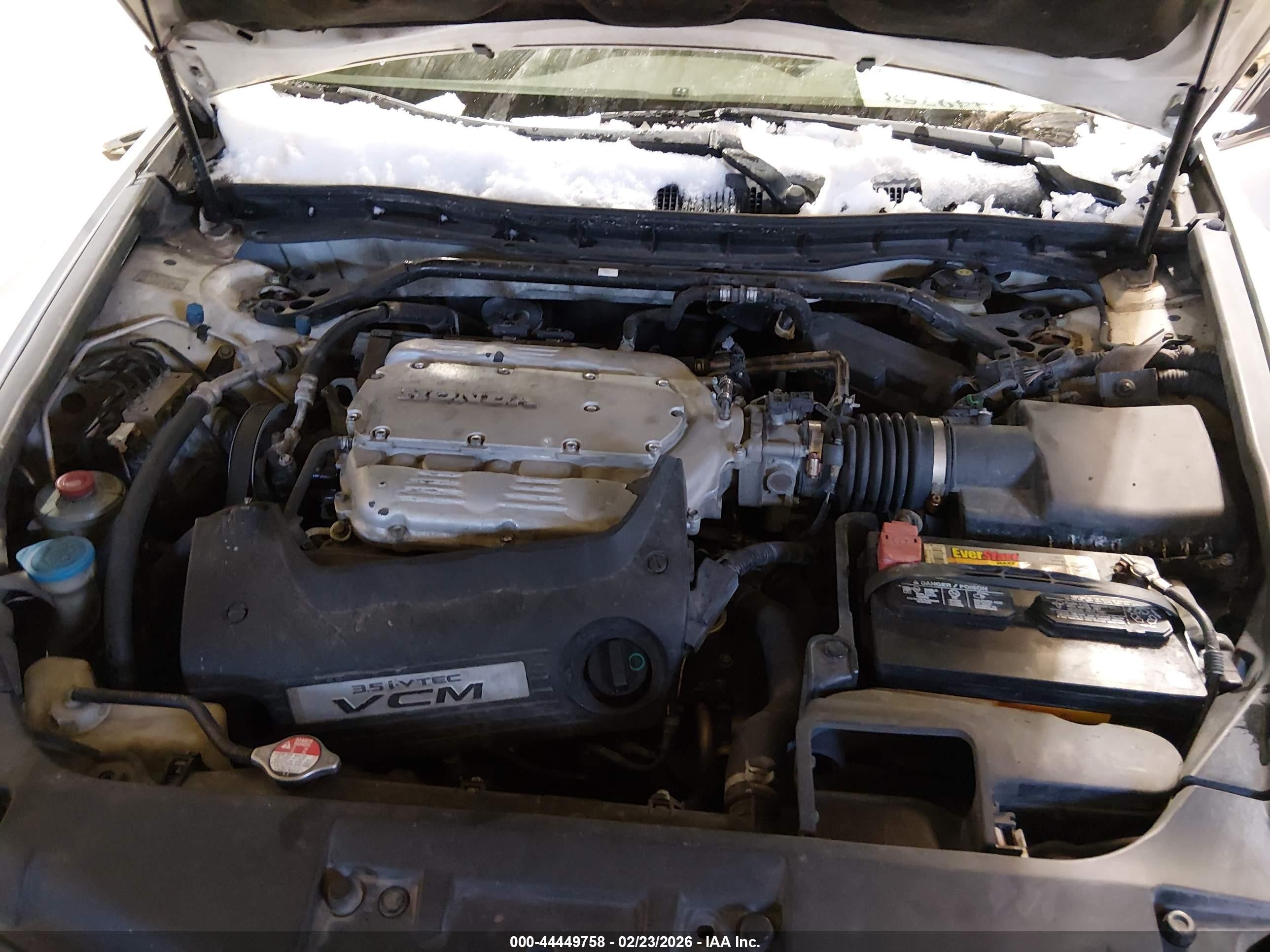 2008 Honda Accord 3.5 Ex-l White vin: 1HGCP36848A042525