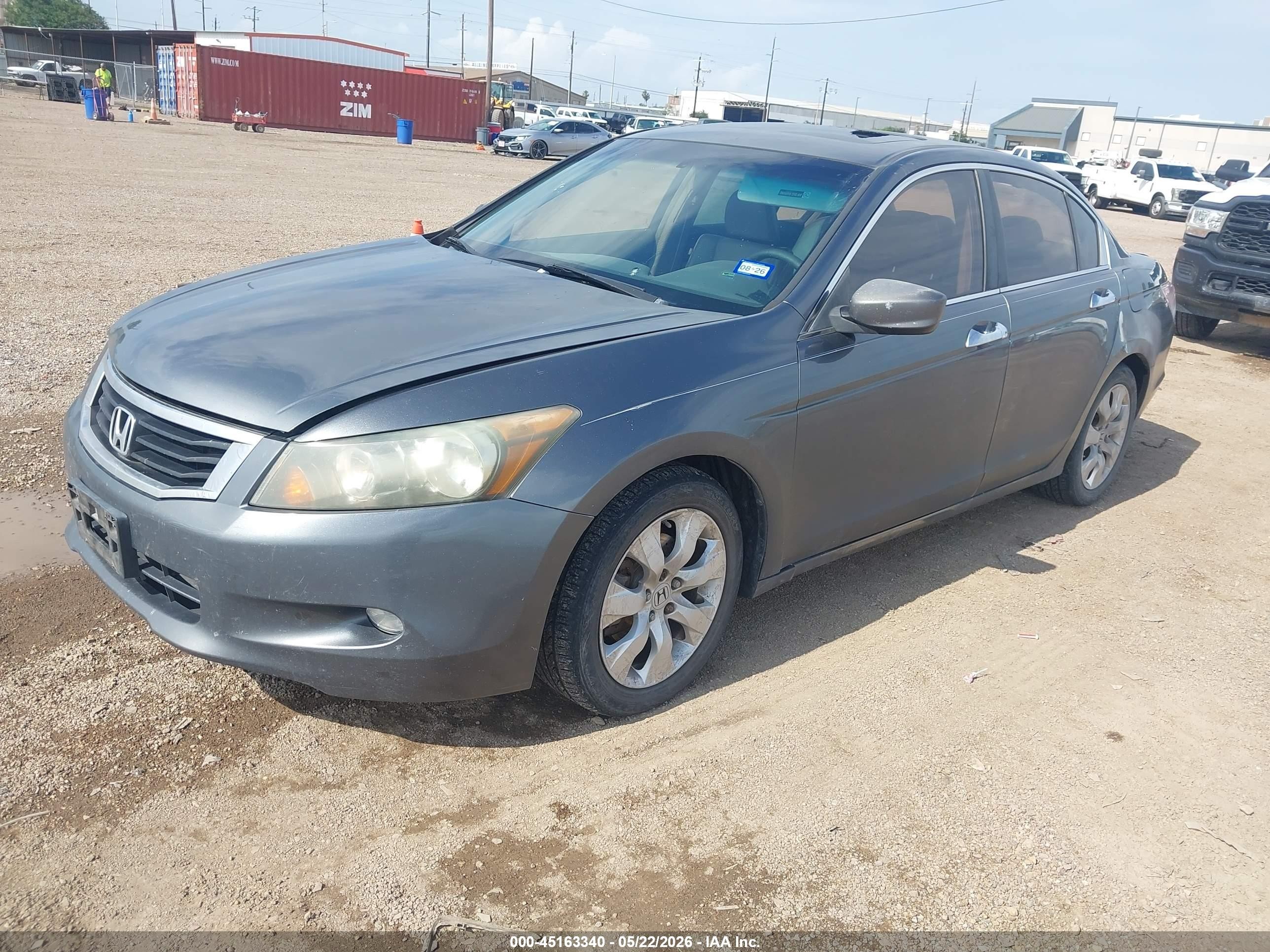 2008 Honda Accord 3.5 Ex-l Gray vin: 1HGCP36848A045649