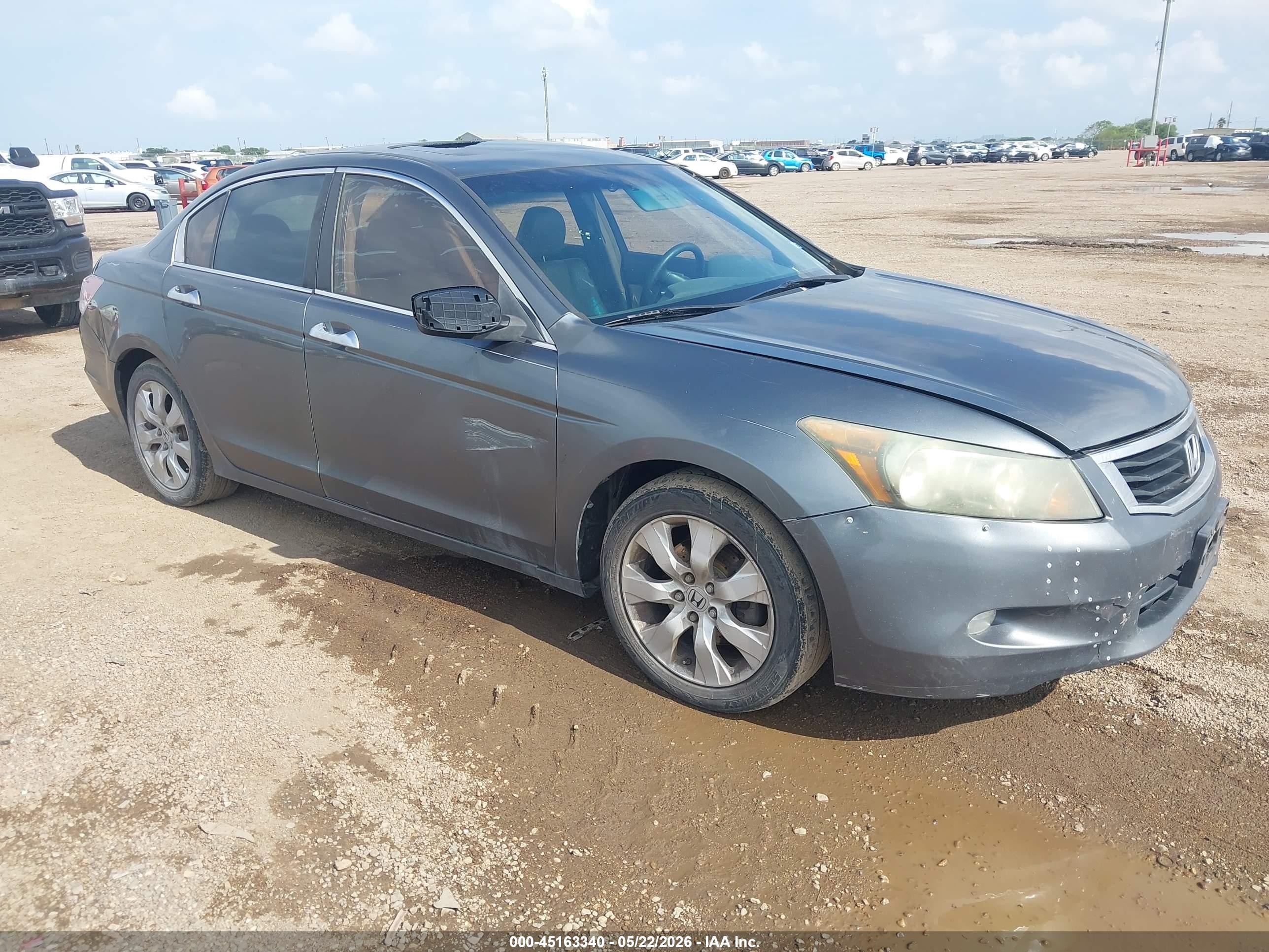 2008 Honda Accord 3.5 Ex-l Gray vin: 1HGCP36848A045649