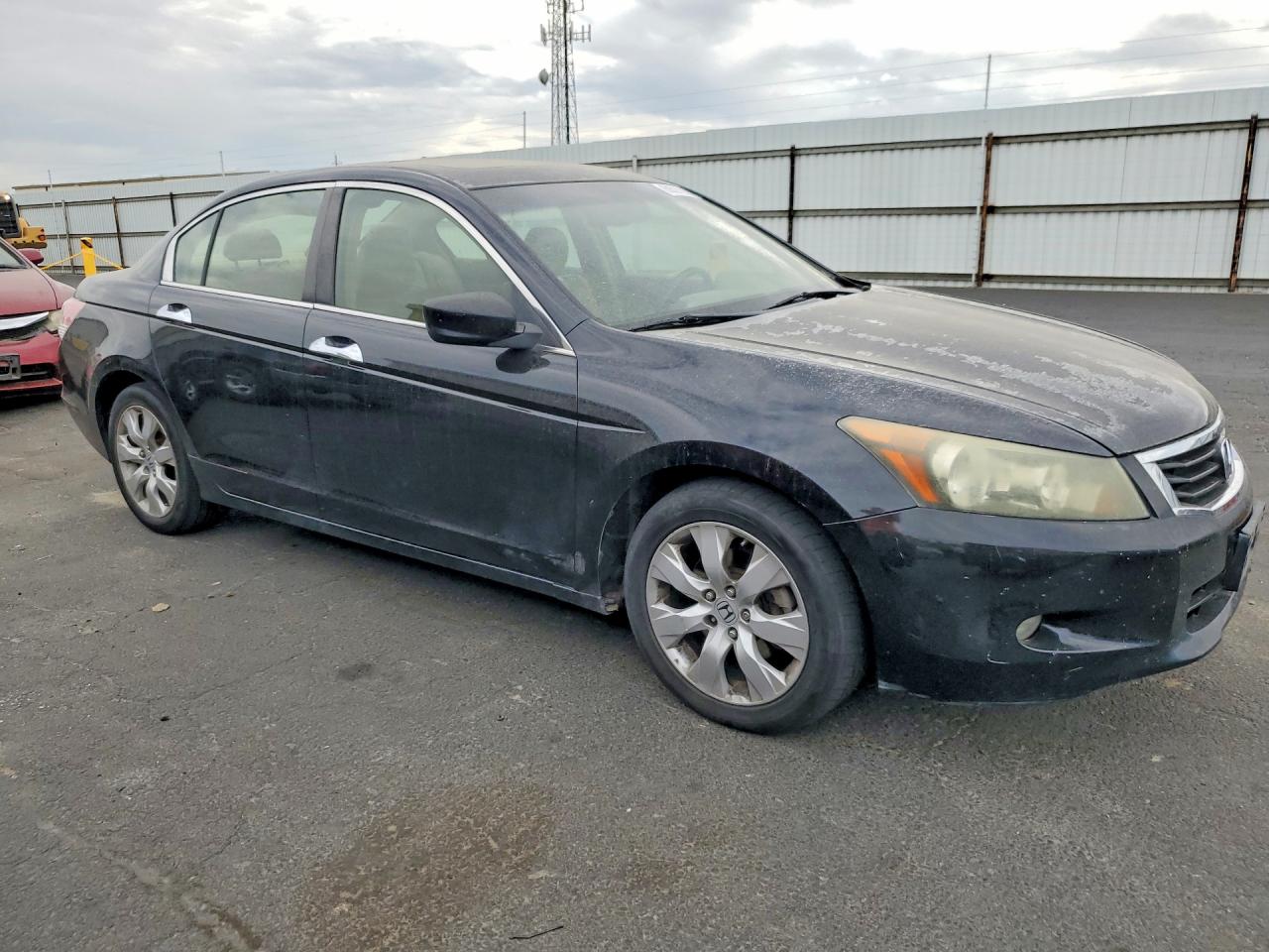 2008 Honda Accord Exl Черный vin: 1HGCP36848A060281