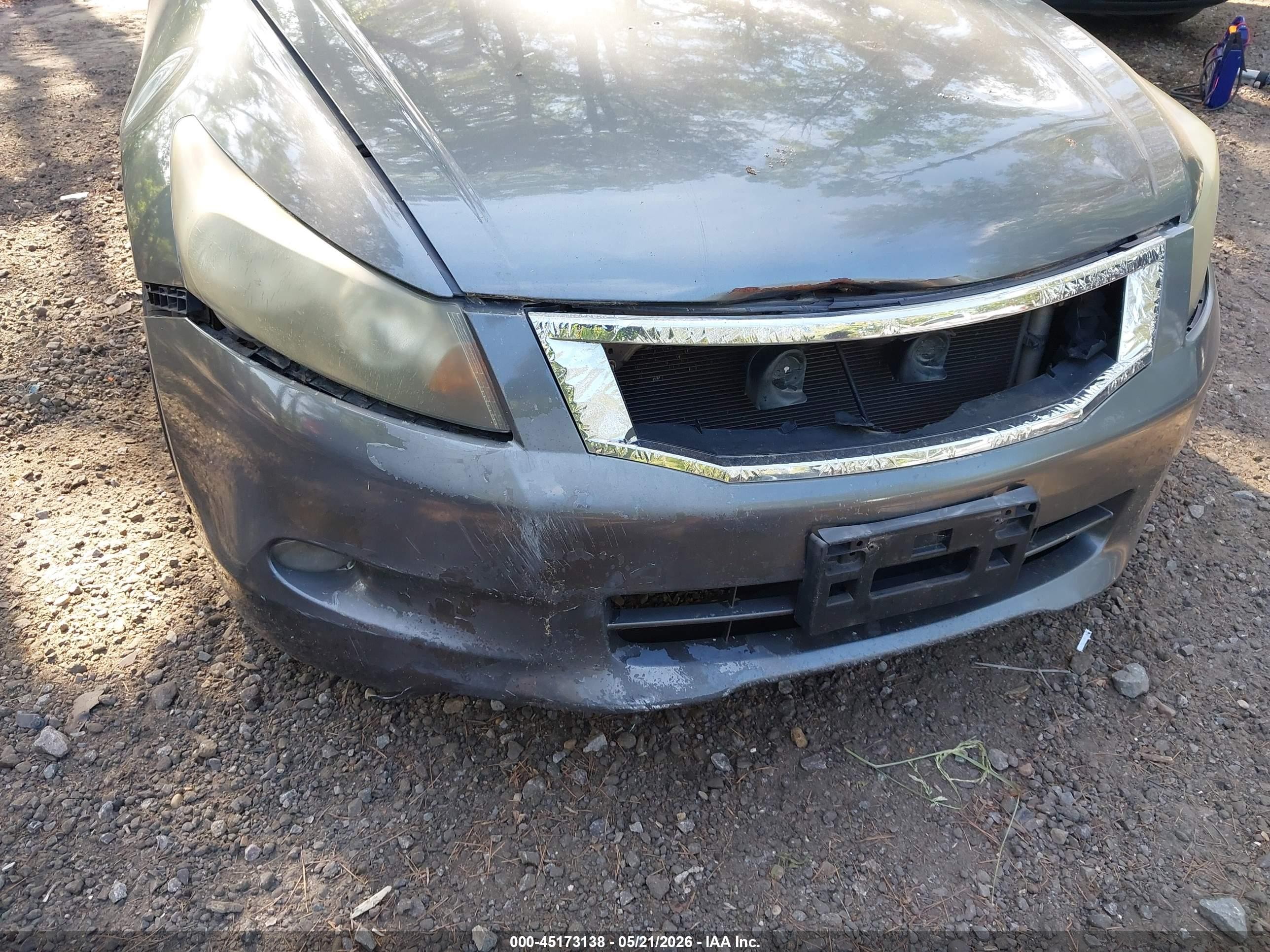 2008 Honda Accord 3.5 Ex-l Gray vin: 1HGCP36848A064220