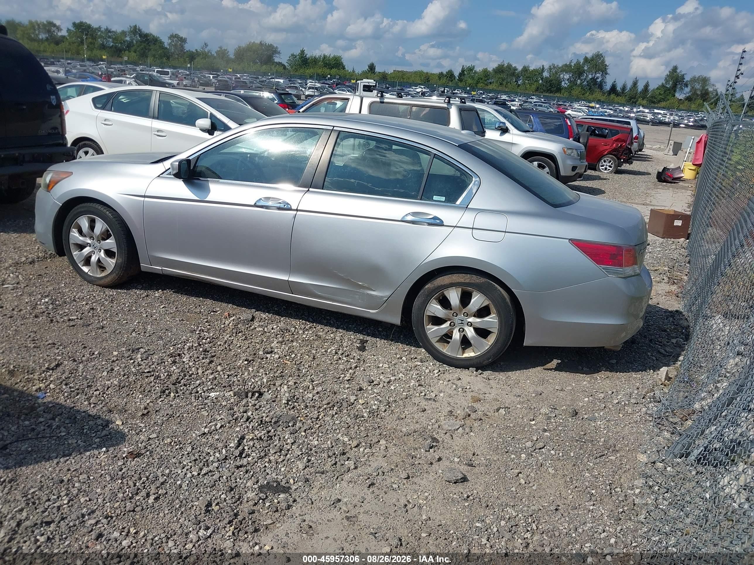 2008 Honda Accord 3.5 Ex-l Silver vin: 1HGCP36848A064282