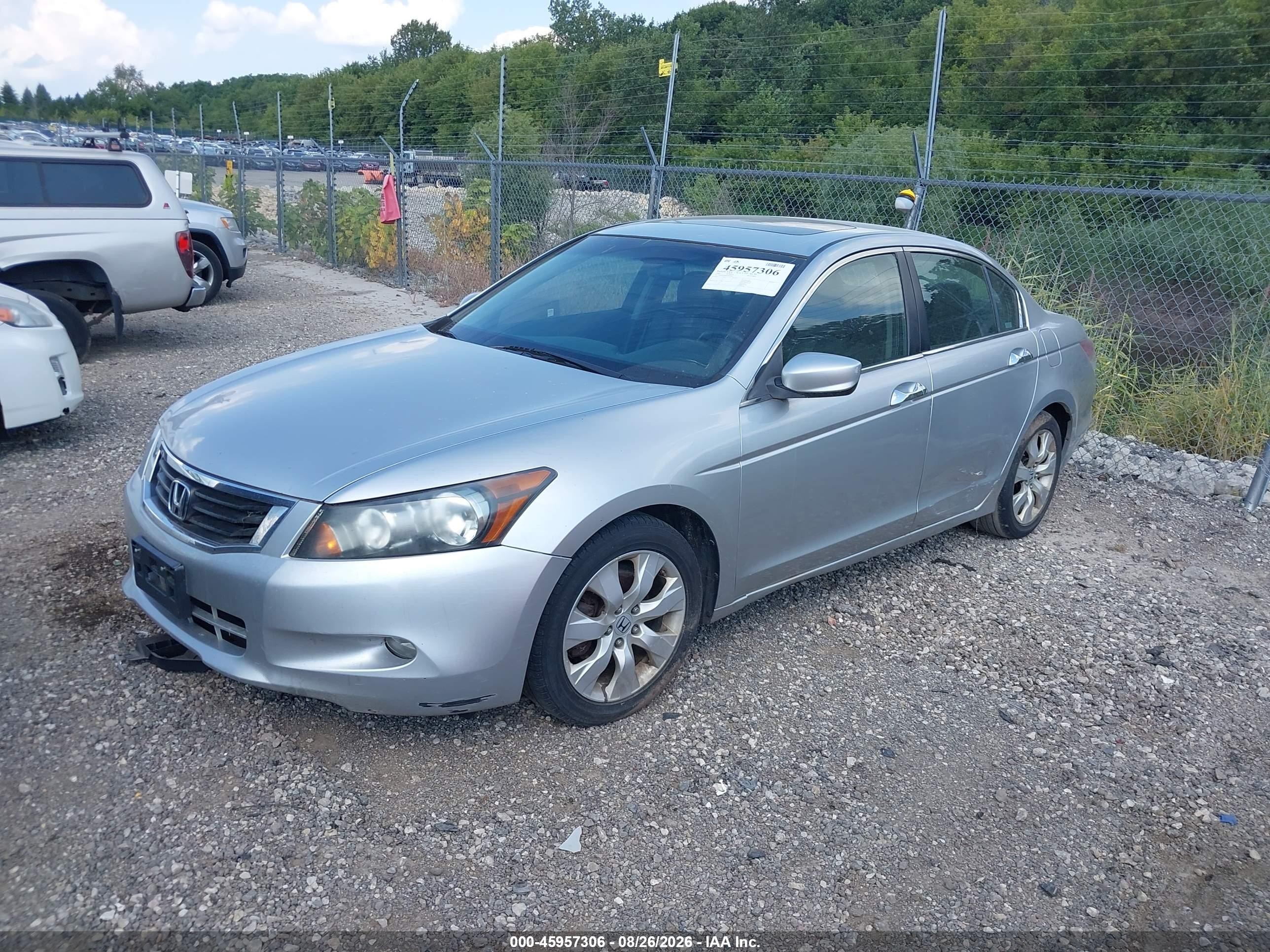 2008 Honda Accord 3.5 Ex-l Silver vin: 1HGCP36848A064282