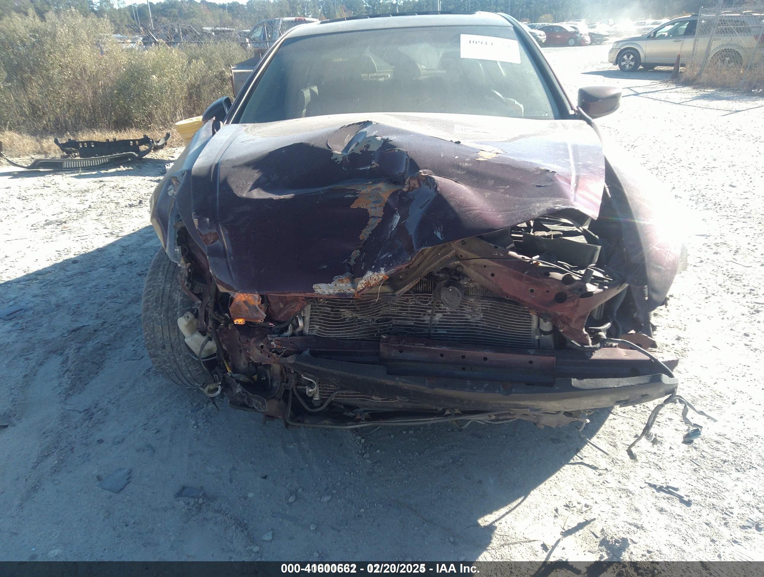 2008 Honda Accord 3.5 Ex-l Burgundy vin: 1HGCP36848A067666