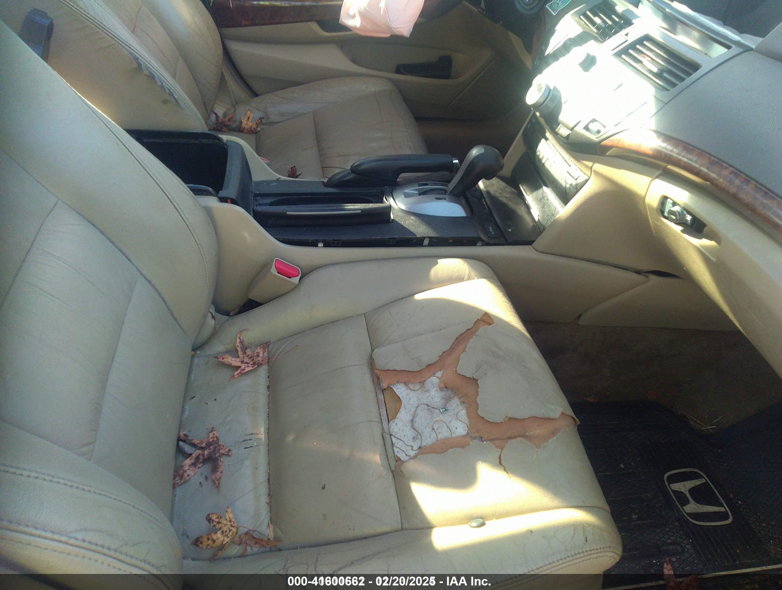 2008 Honda Accord 3.5 Ex-l Burgundy vin: 1HGCP36848A067666