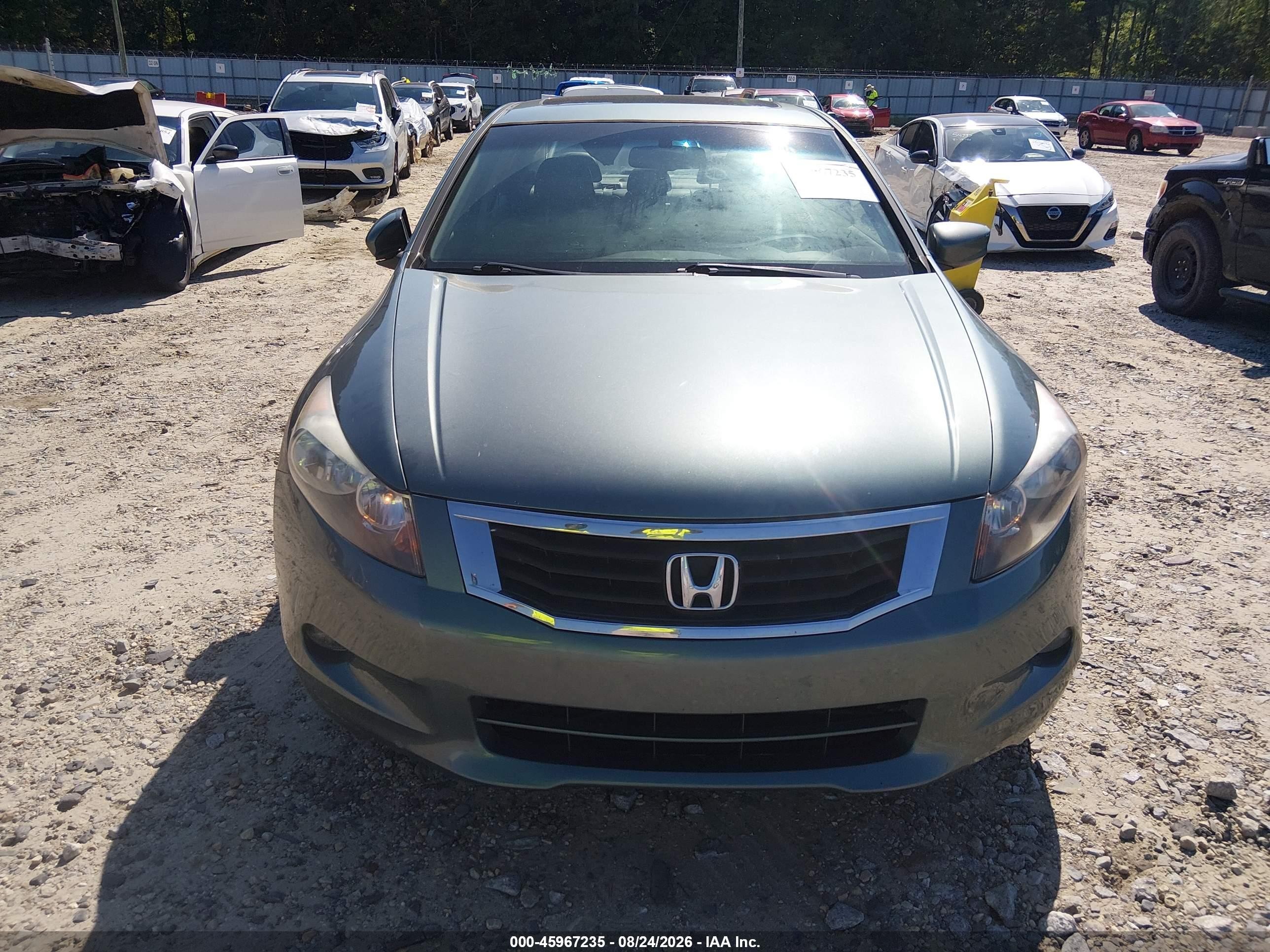 2008 Honda Accord 3.5 Ex-l Зеленый vin: 1HGCP36848A068154