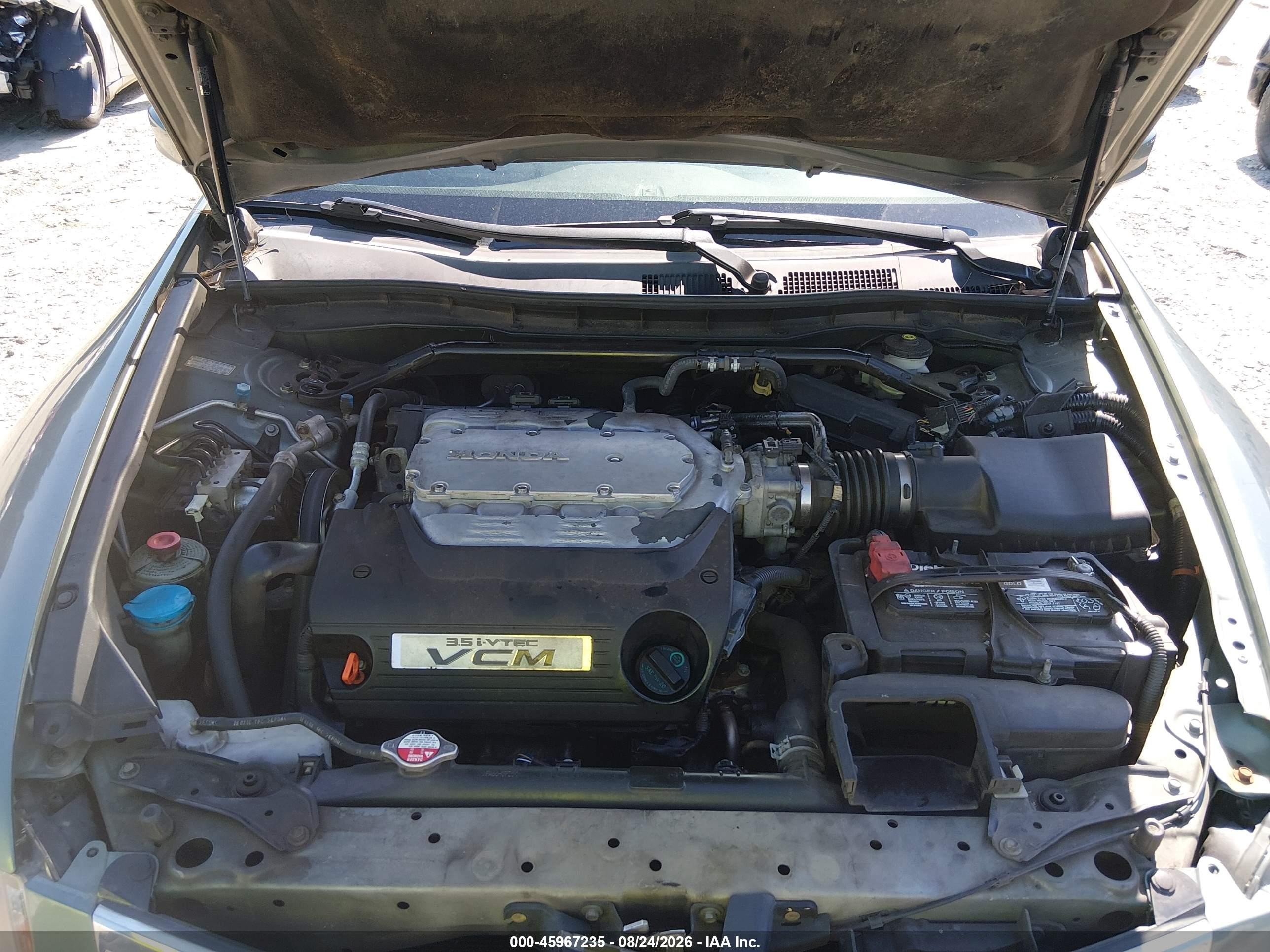 2008 Honda Accord 3.5 Ex-l Зеленый vin: 1HGCP36848A068154