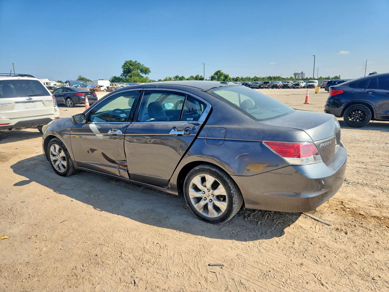 2008 Honda Accord Exl Gray vin: 1HGCP36848A068719