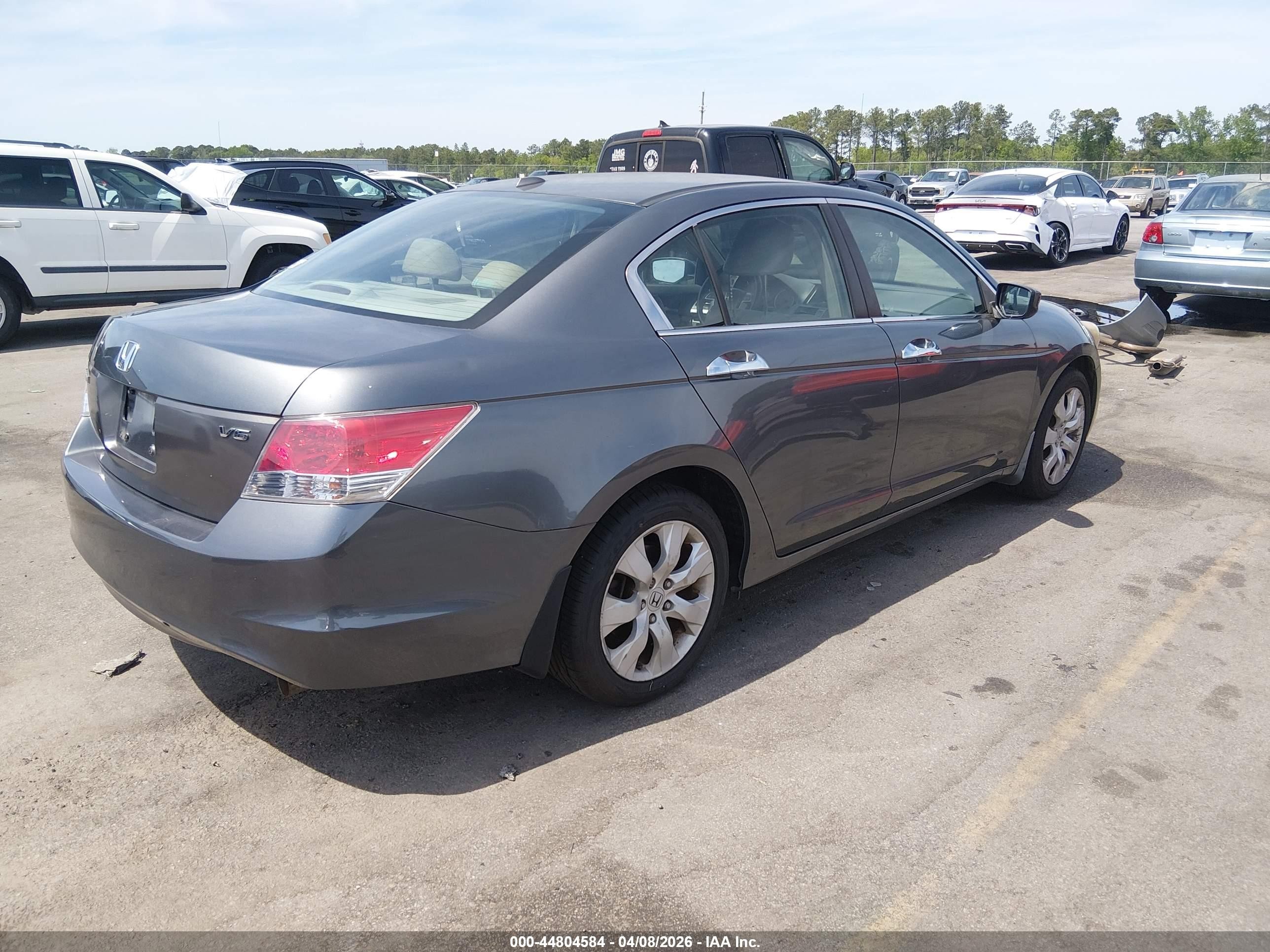 2008 Honda Accord 3.5 Ex-l Gray vin: 1HGCP36848A071670