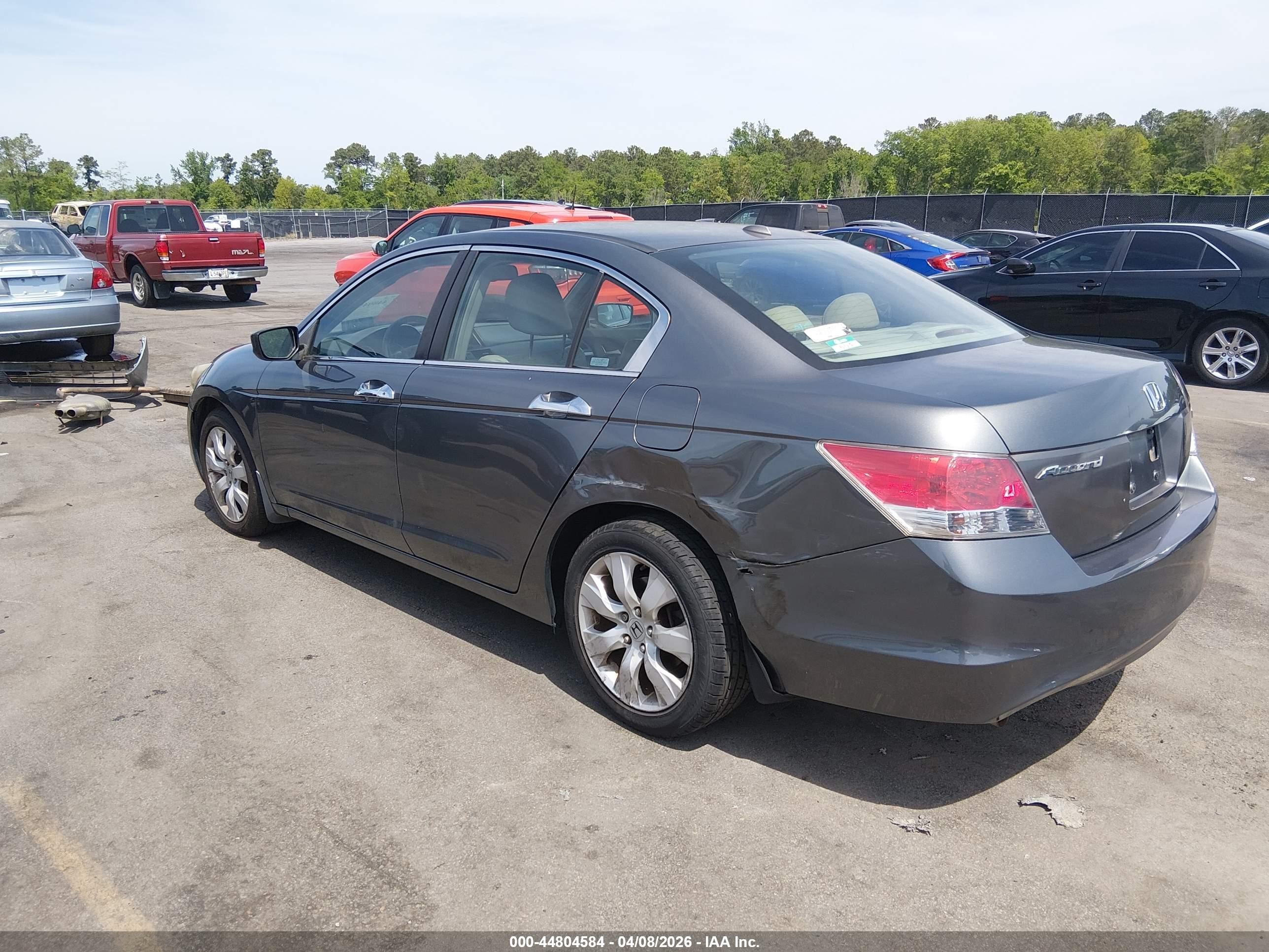 2008 Honda Accord 3.5 Ex-l Gray vin: 1HGCP36848A071670