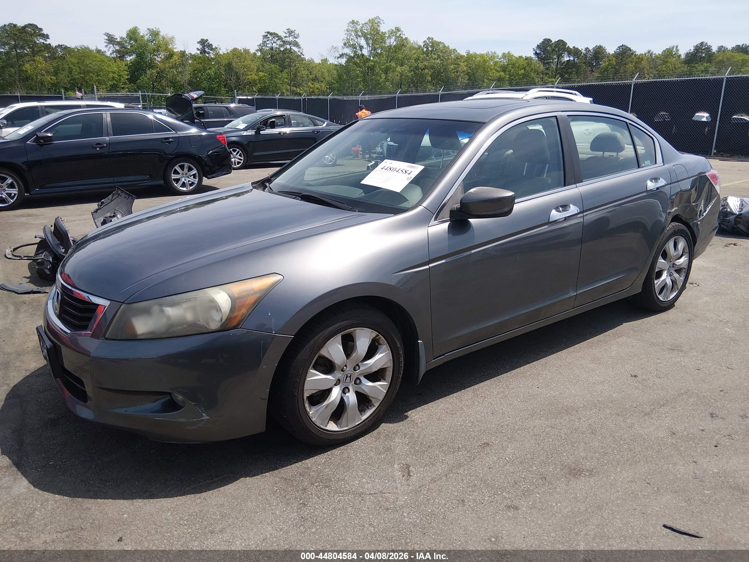 2008 Honda Accord 3.5 Ex-l Gray vin: 1HGCP36848A071670