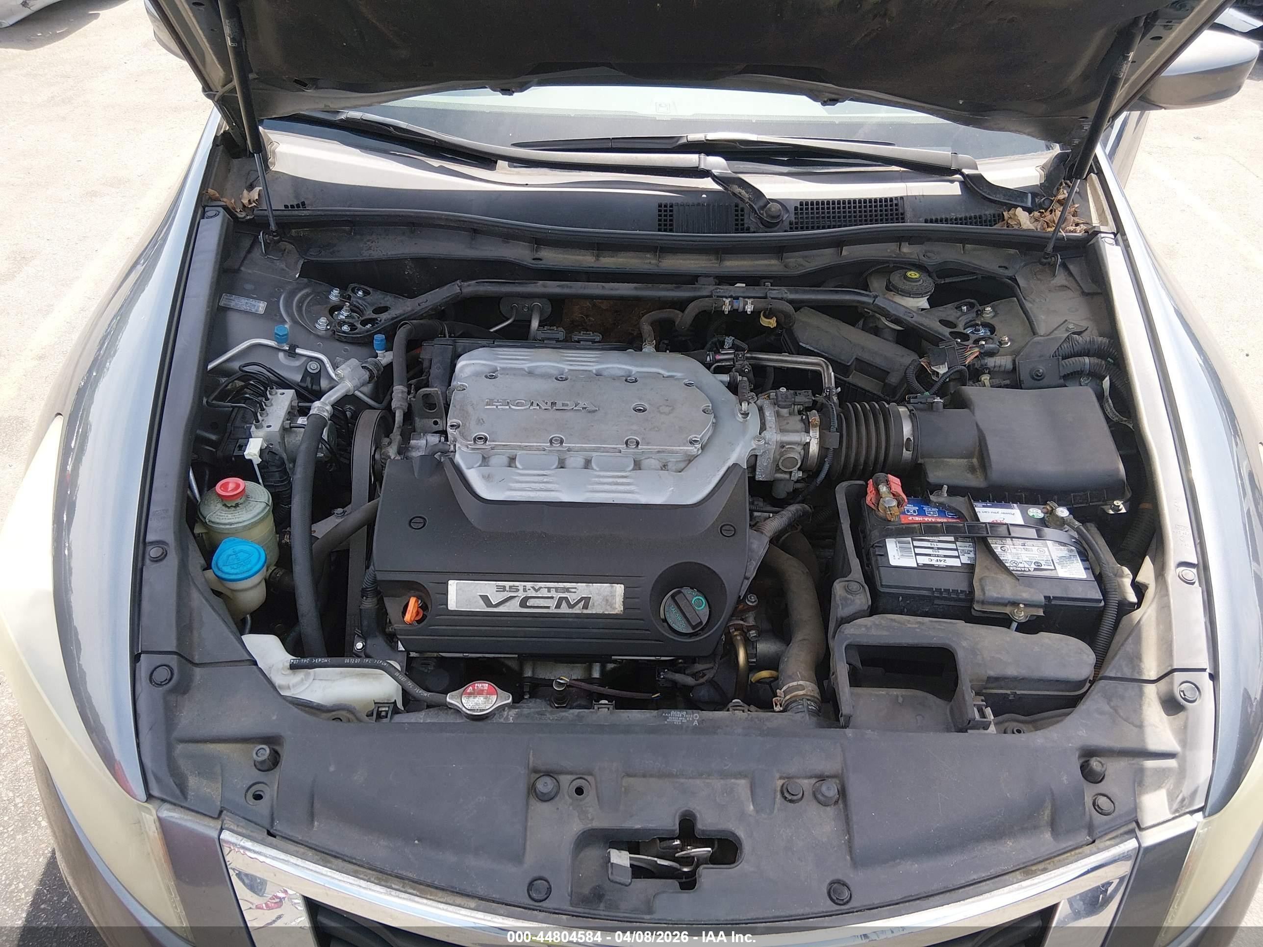 2008 Honda Accord 3.5 Ex-l Gray vin: 1HGCP36848A071670