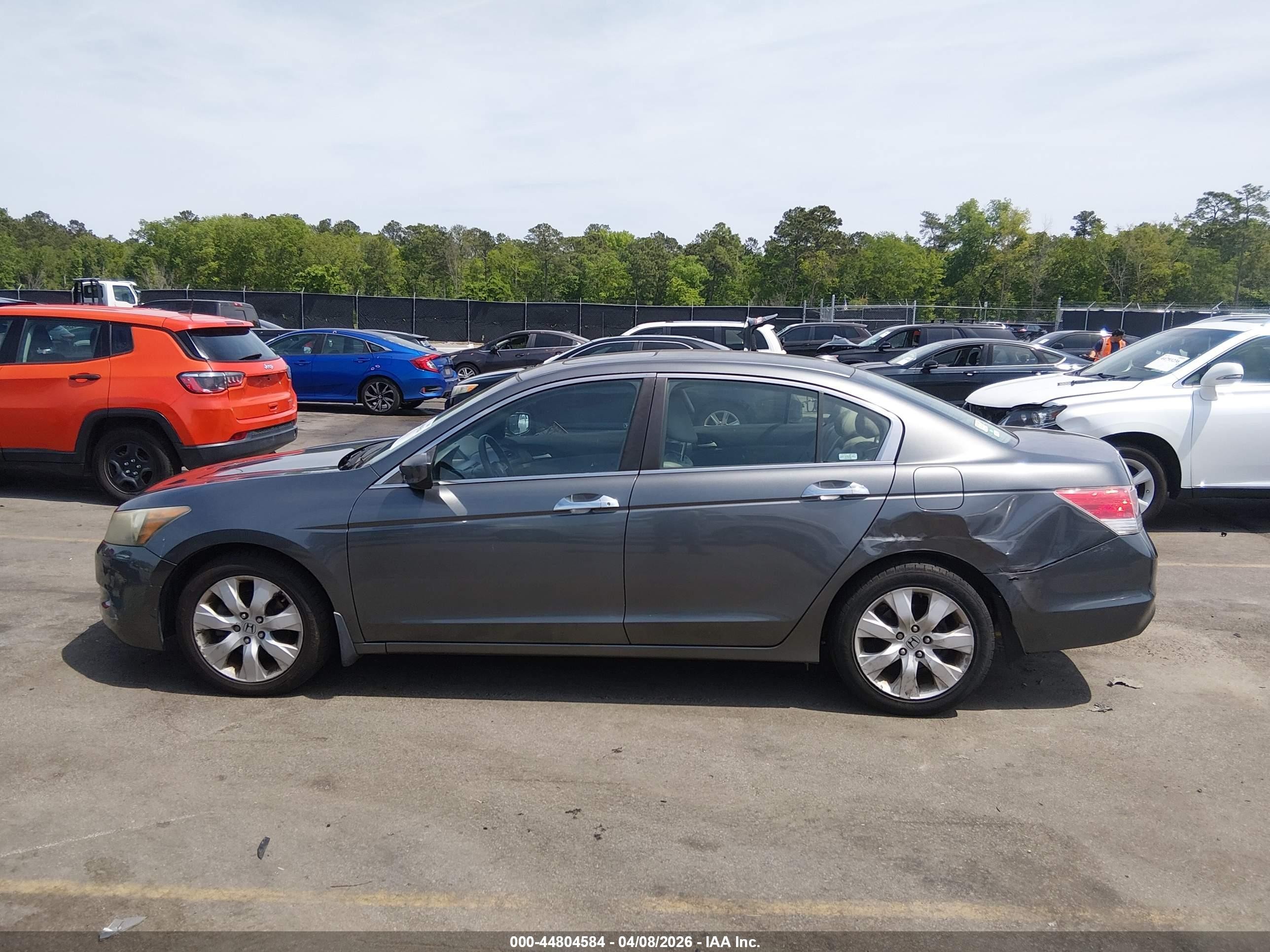 2008 Honda Accord 3.5 Ex-l Gray vin: 1HGCP36848A071670