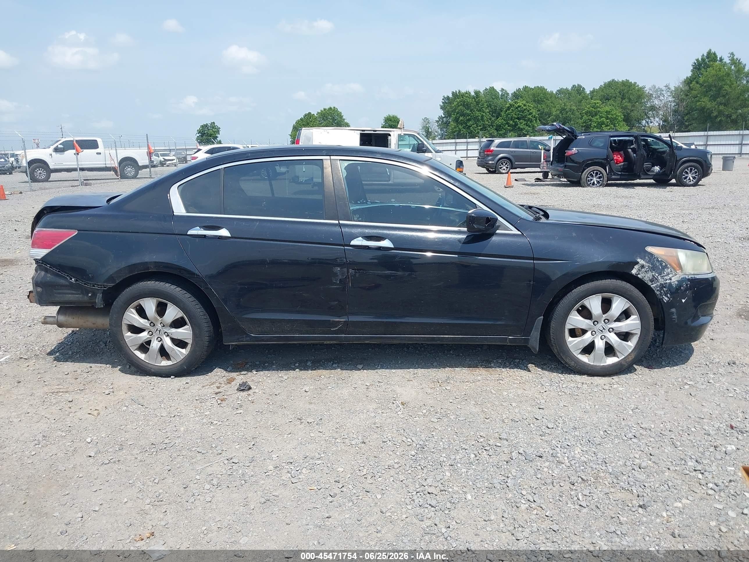 2008 Honda Accord 3.5 Ex-l Black vin: 1HGCP36848A082782