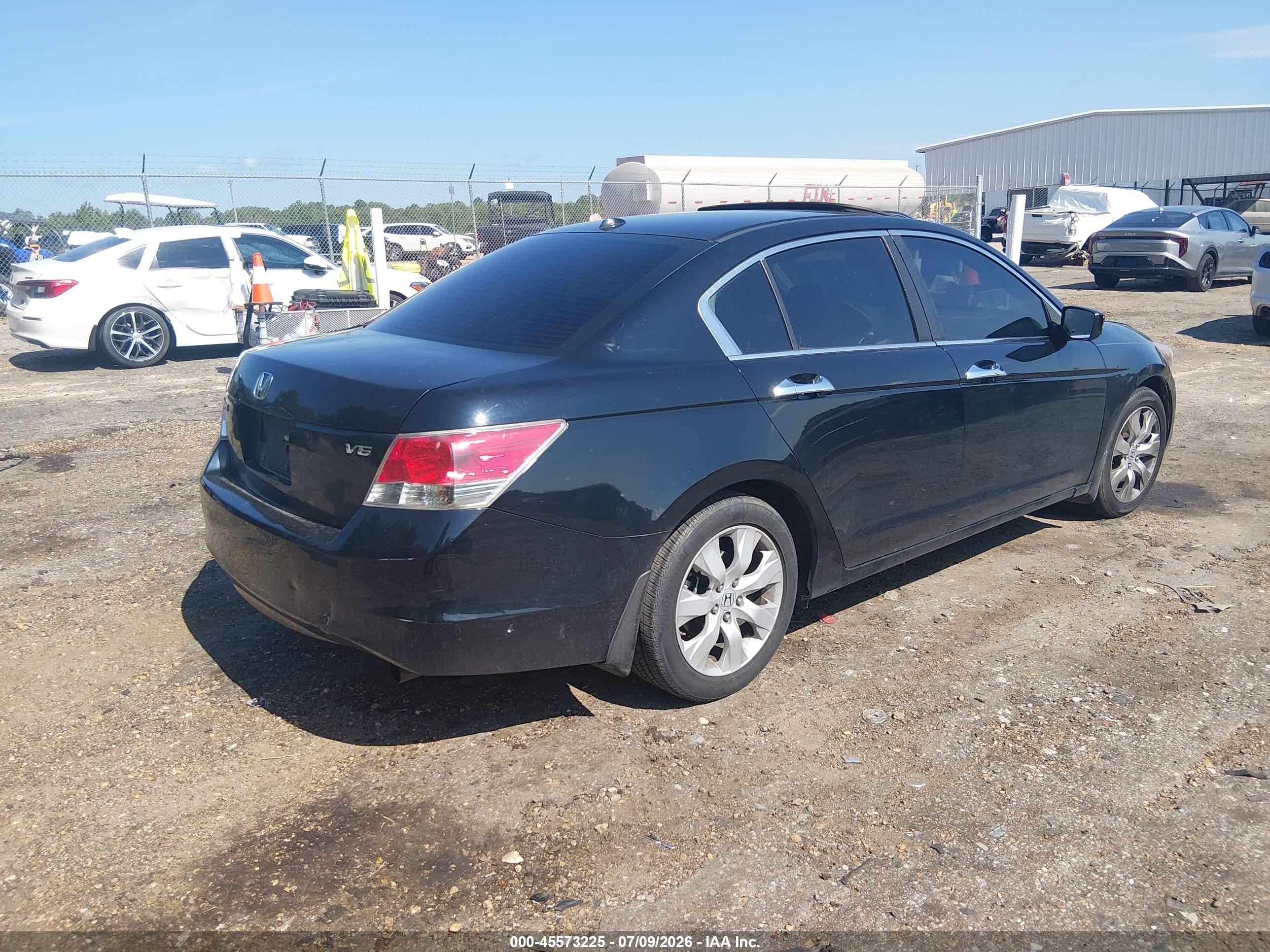 2008 Honda Accord 3.5 Ex-l Black vin: 1HGCP36848A087075