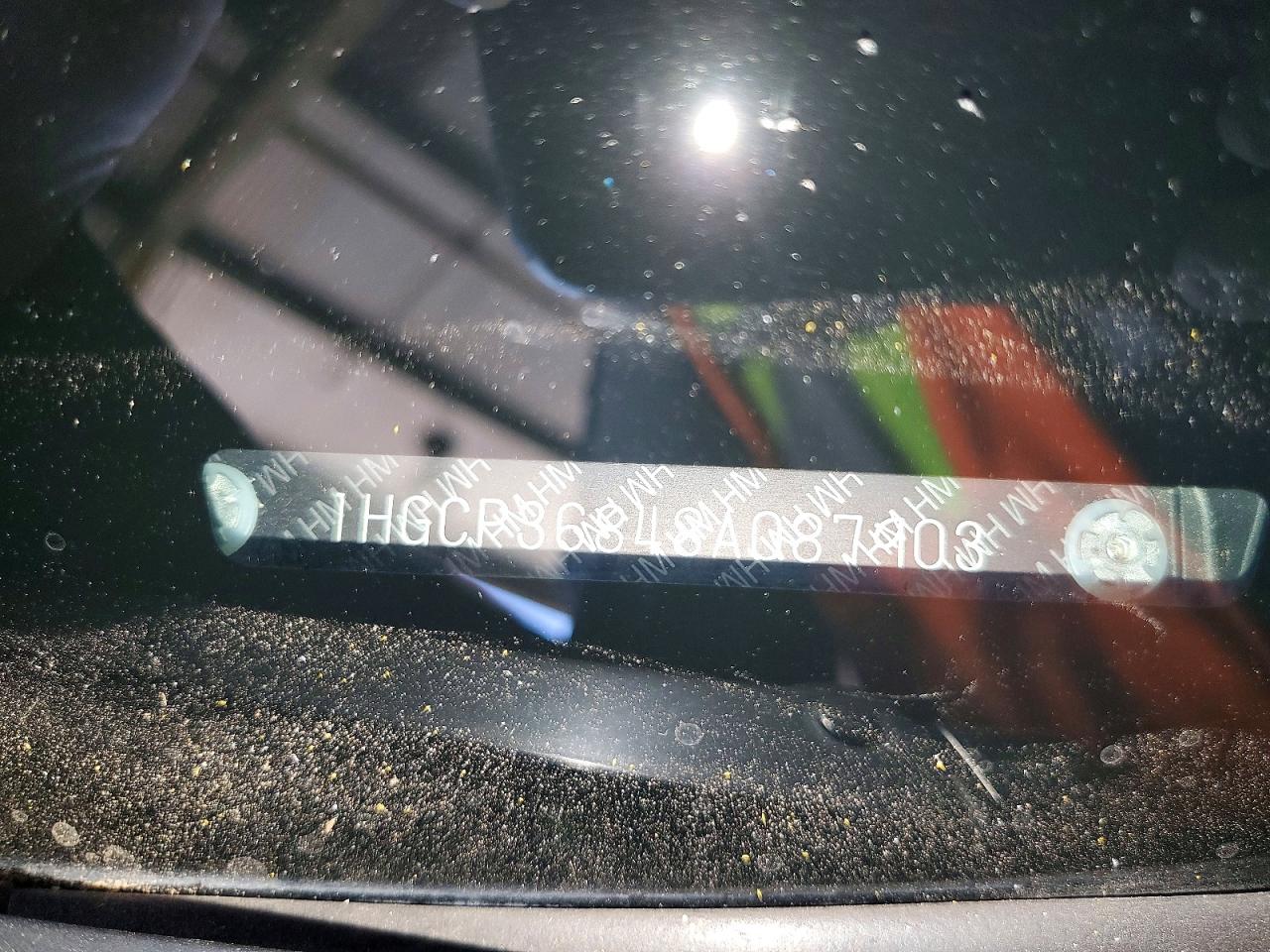 2008 Honda Accord Exl Серый vin: 1HGCP36848A087903