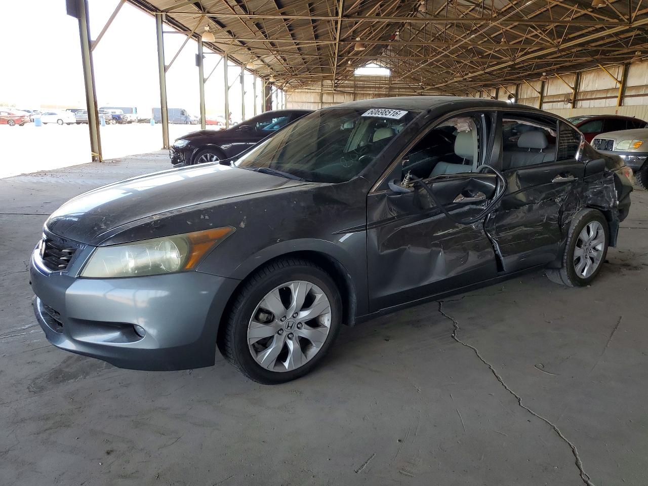 2008 Honda Accord Exl Gray vin: 1HGCP36848A087903