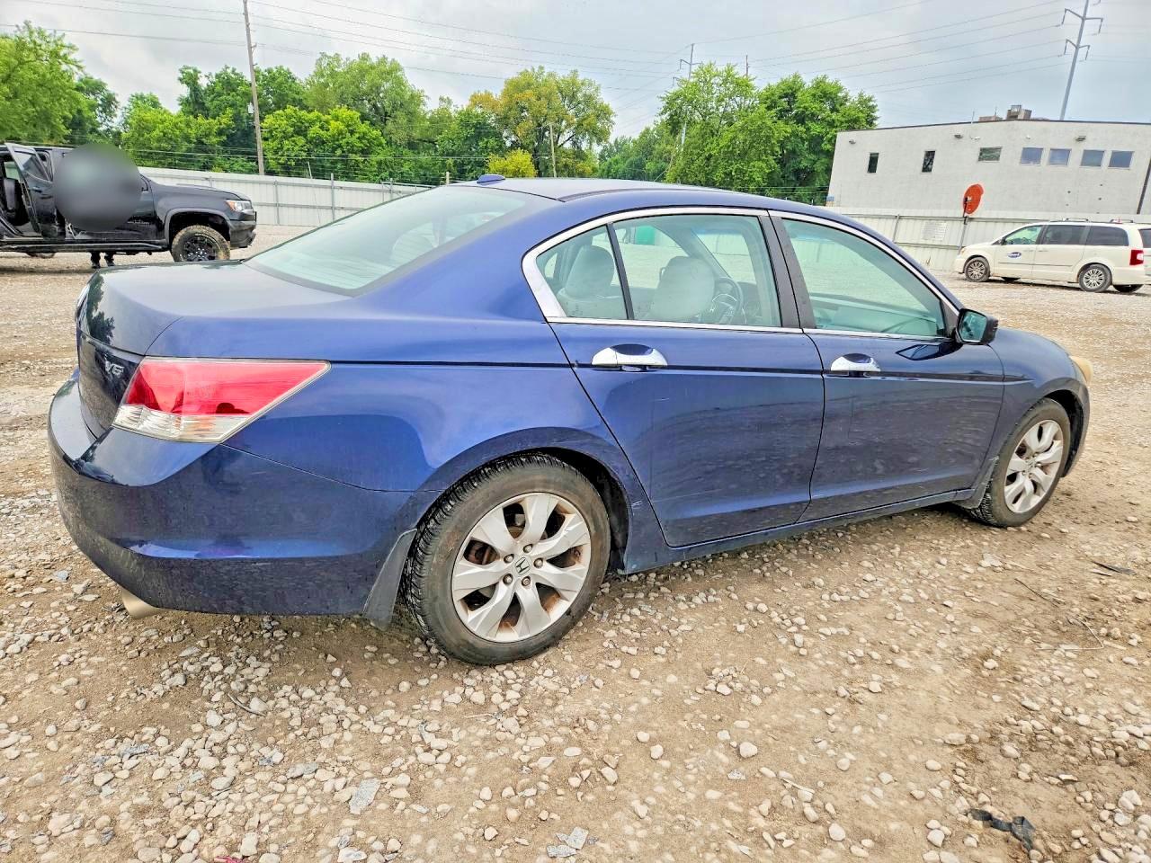 2008 Honda Accord Exl Blue vin: 1HGCP36848A088095