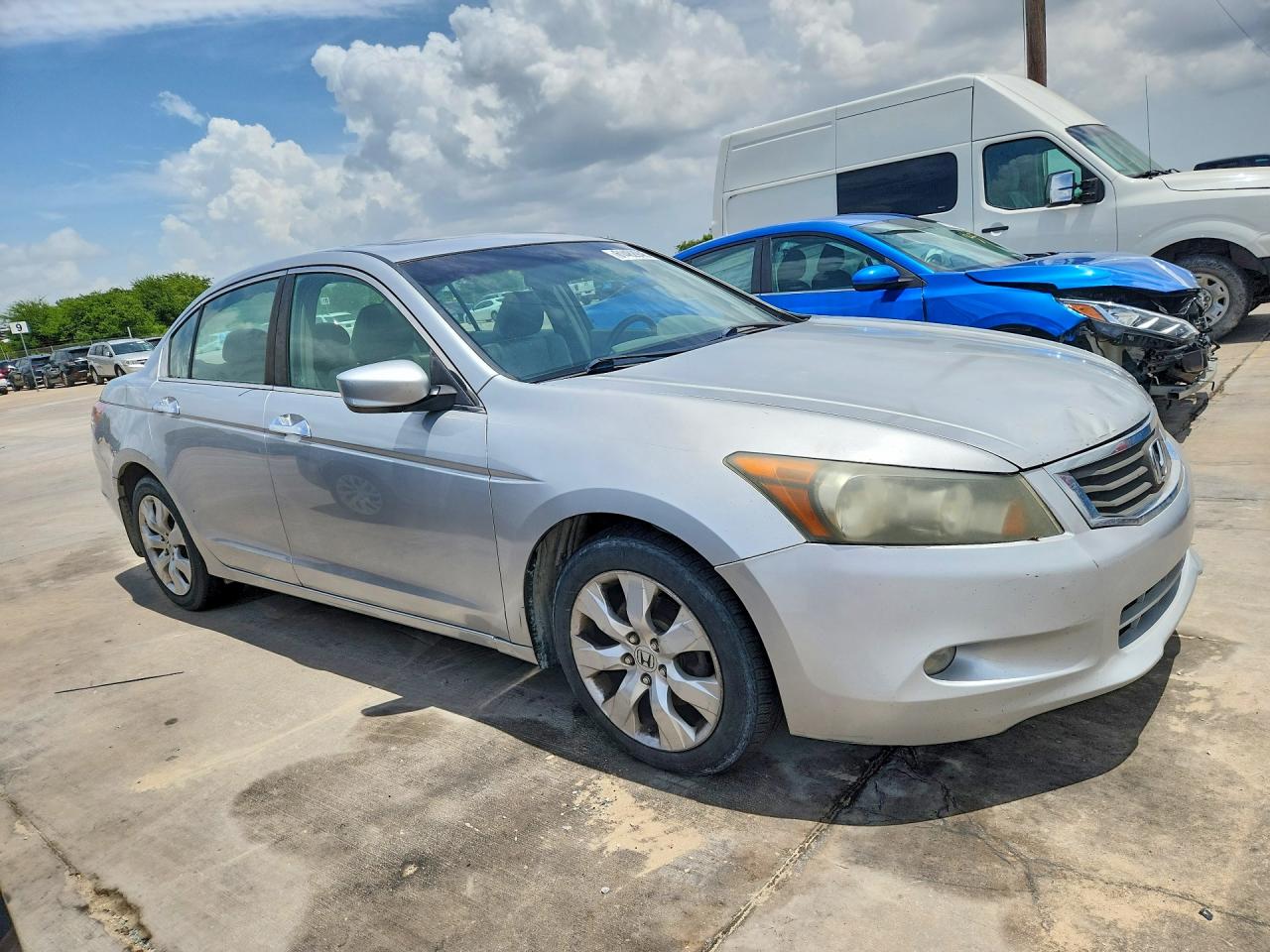 2009 Honda Accord Exl Silver vin: 1HGCP36849A008201