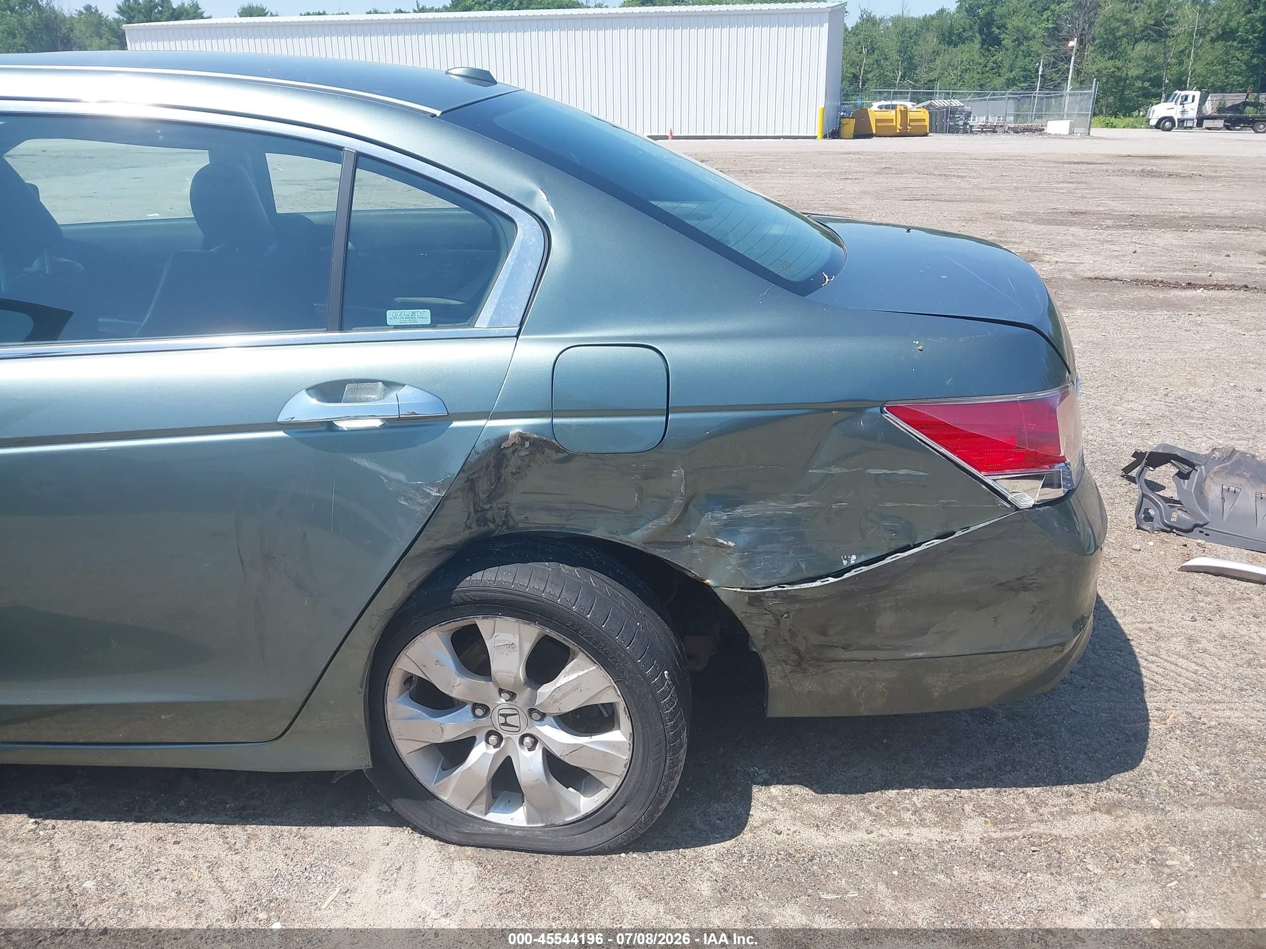 2009 Honda Accord 3.5 Ex-l Green vin: 1HGCP36849A009283