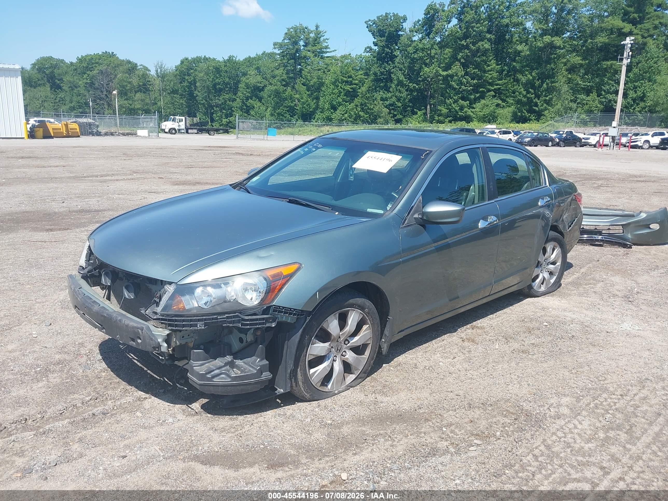 2009 Honda Accord 3.5 Ex-l Green vin: 1HGCP36849A009283