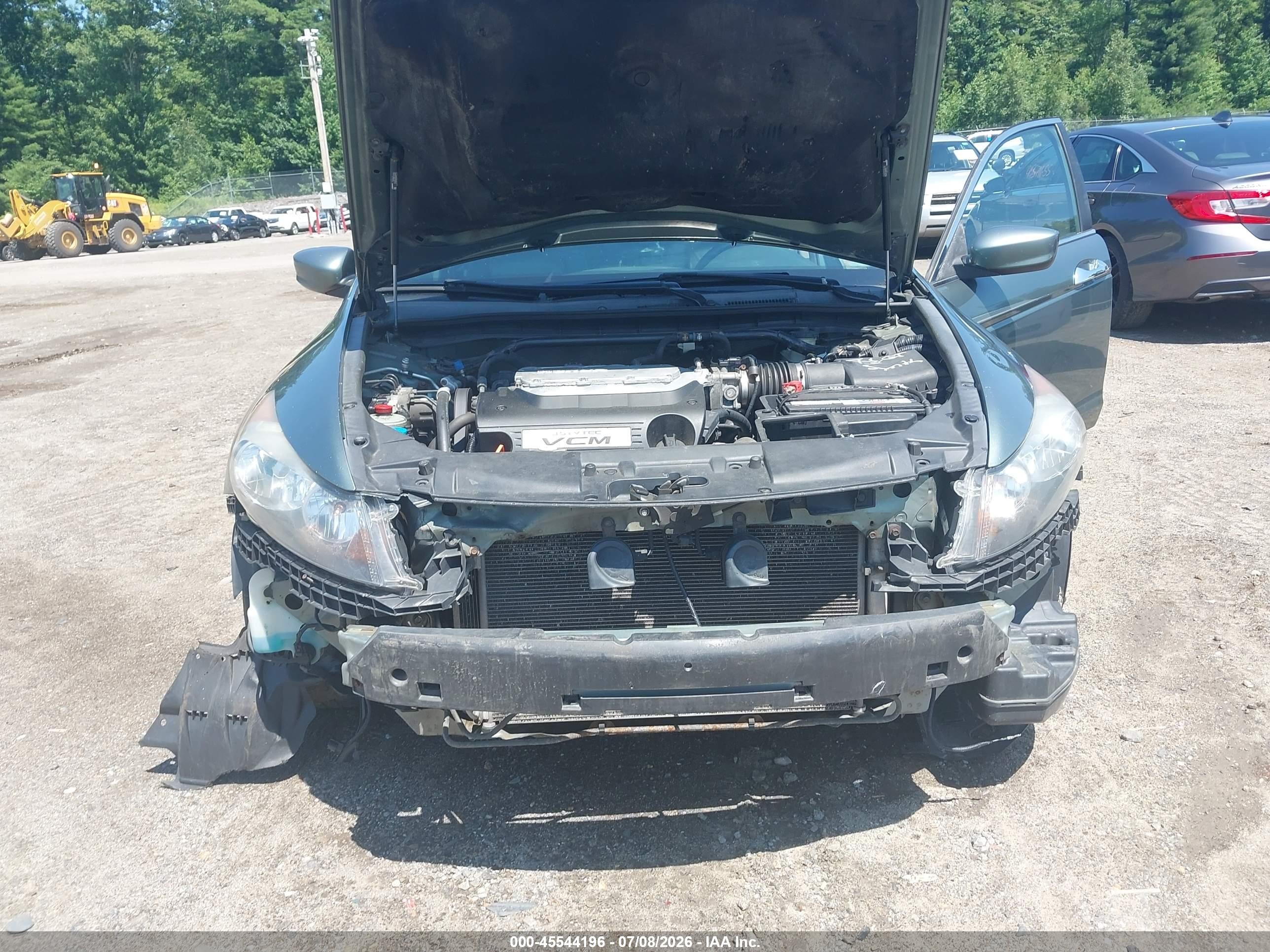 2009 Honda Accord 3.5 Ex-l Green vin: 1HGCP36849A009283
