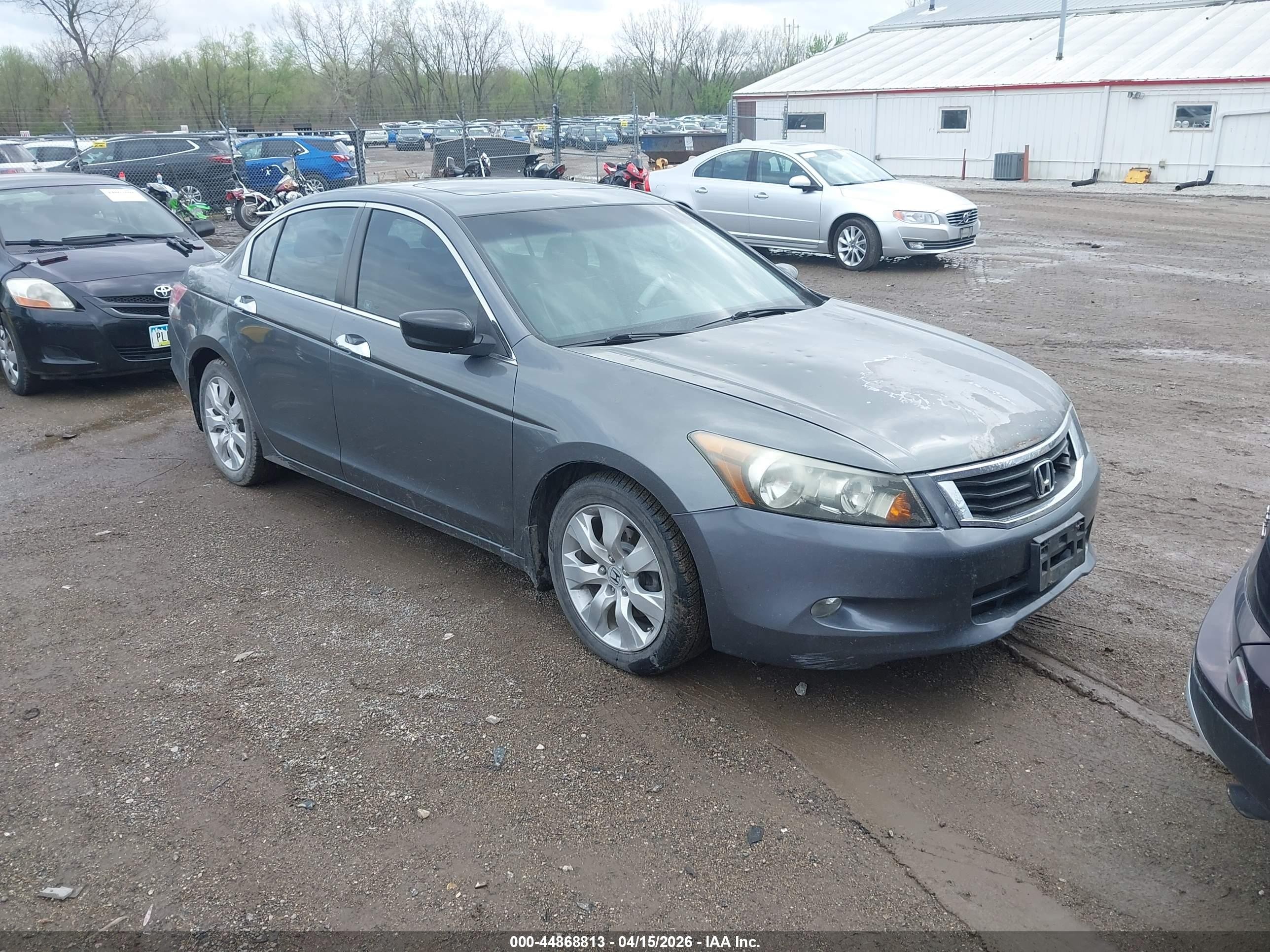2009 Honda Accord 3.5 Ex-l Gray vin: 1HGCP36849A015309