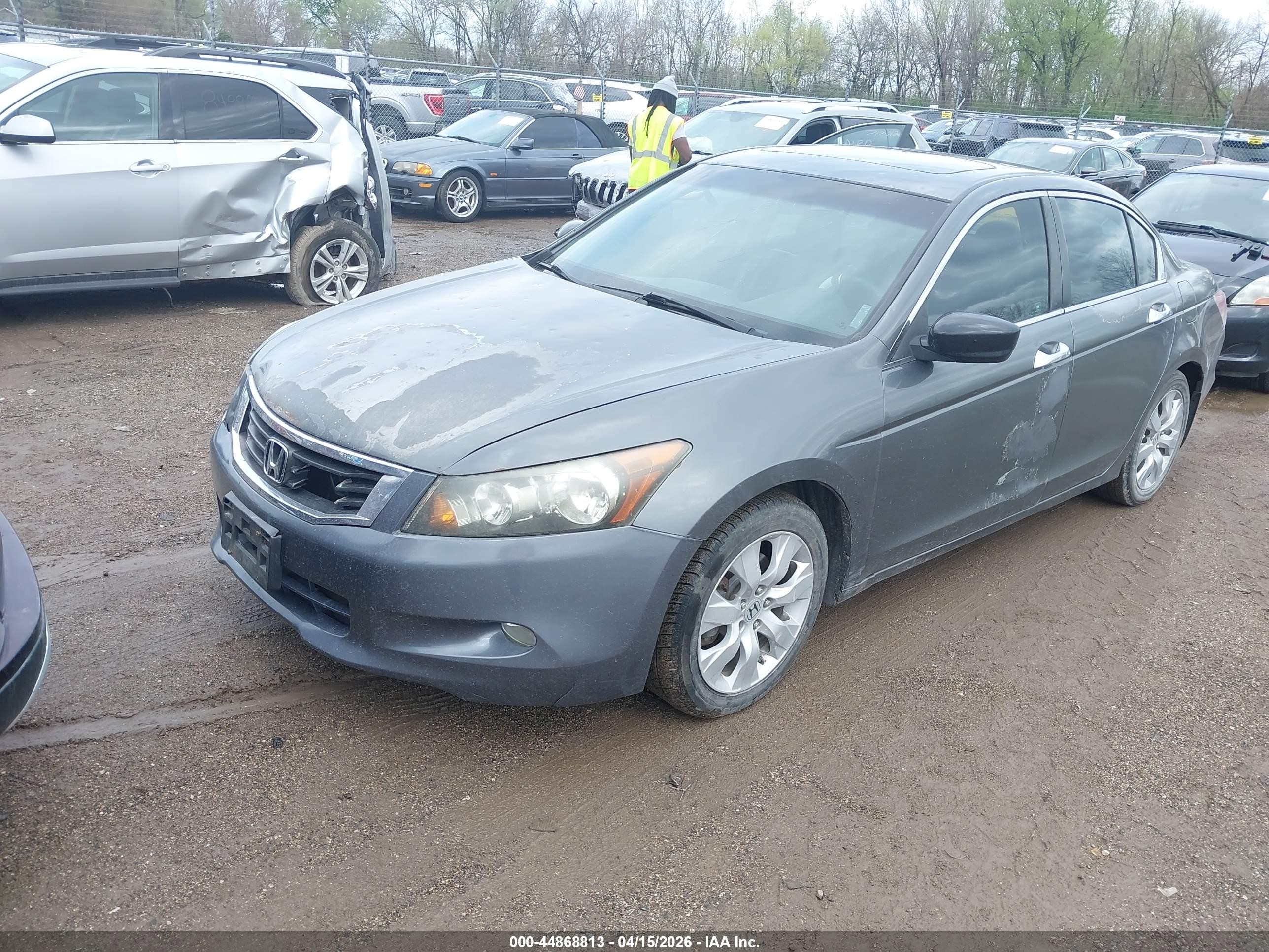 2009 Honda Accord 3.5 Ex-l Gray vin: 1HGCP36849A015309