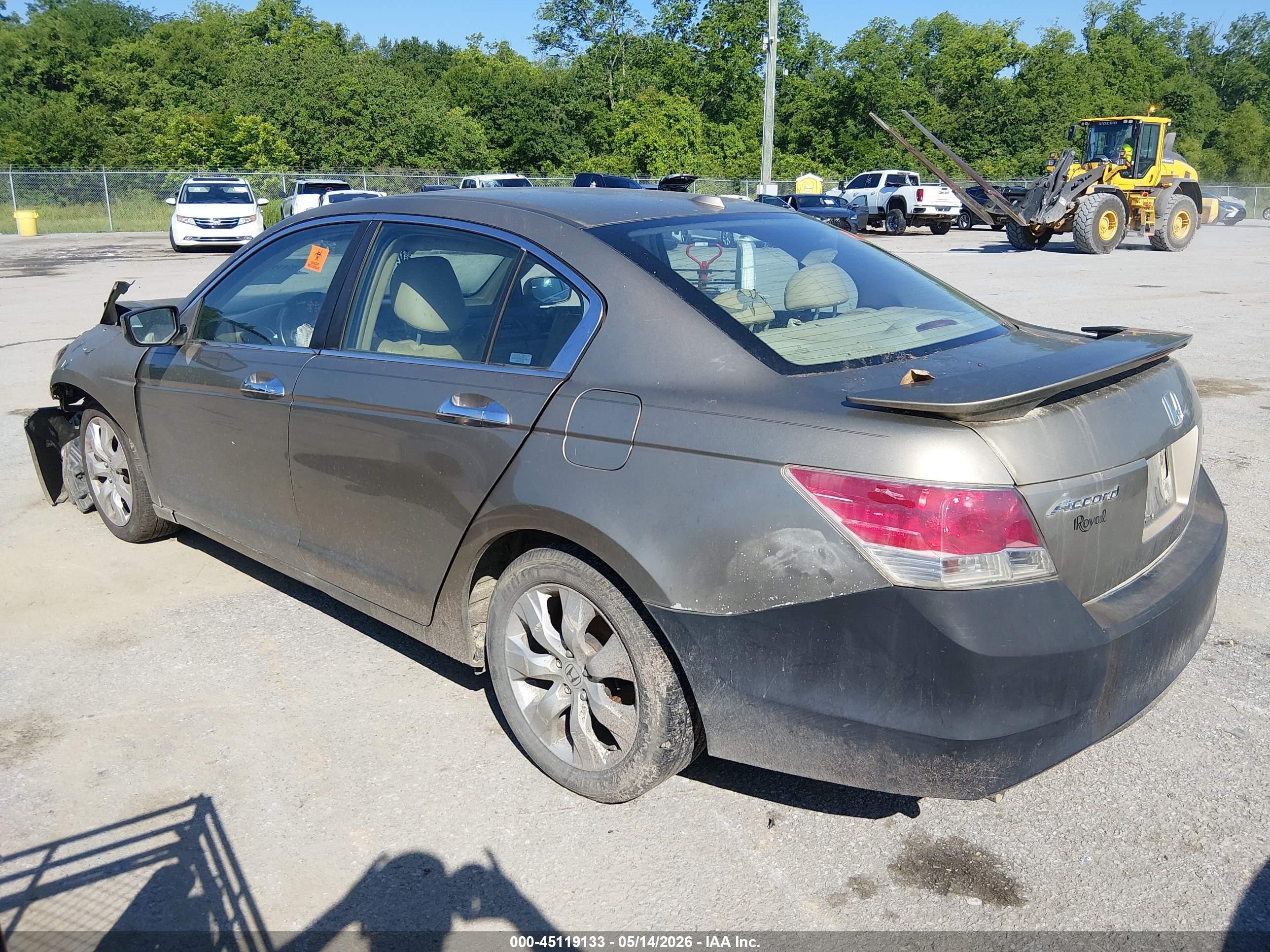 2009 Honda Accord 3.5 Ex-l Золотой vin: 1HGCP36849A018680