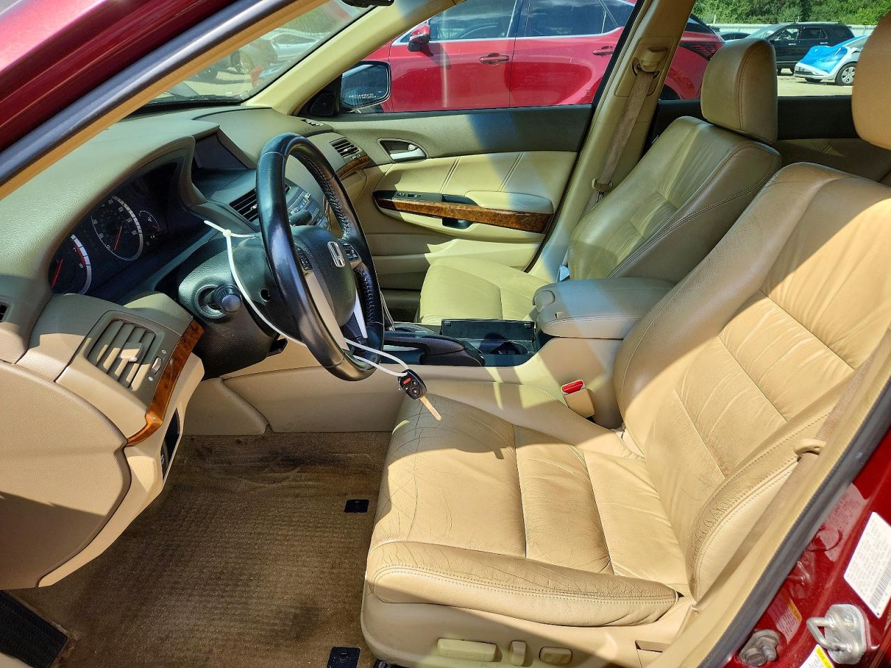 2009 Honda Accord Exl Темно-бордовый vin: 1HGCP36849A026276