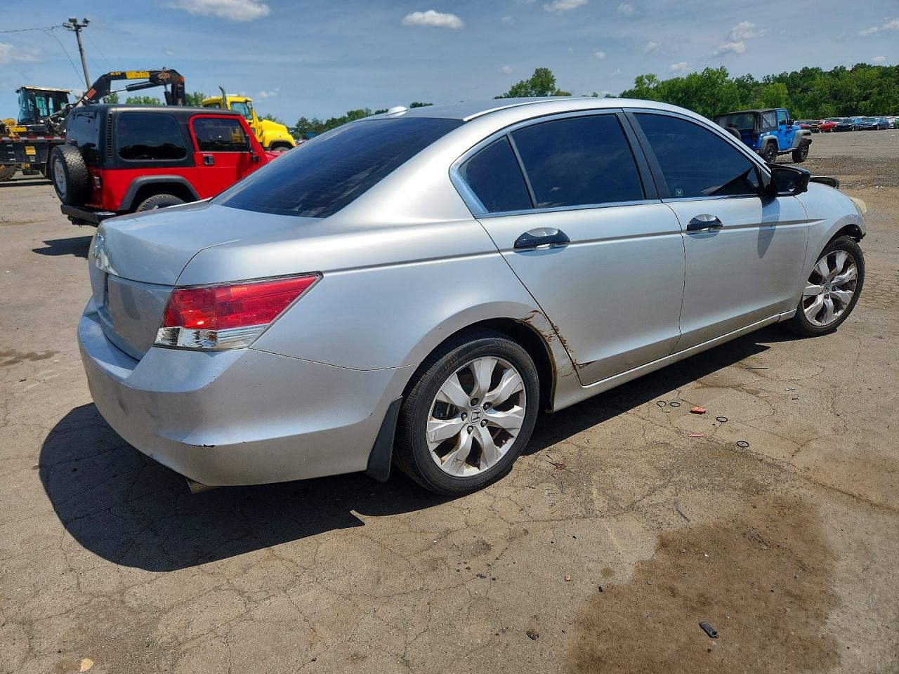 2009 Honda Accord Exl Серый vin: 1HGCP36849A032398