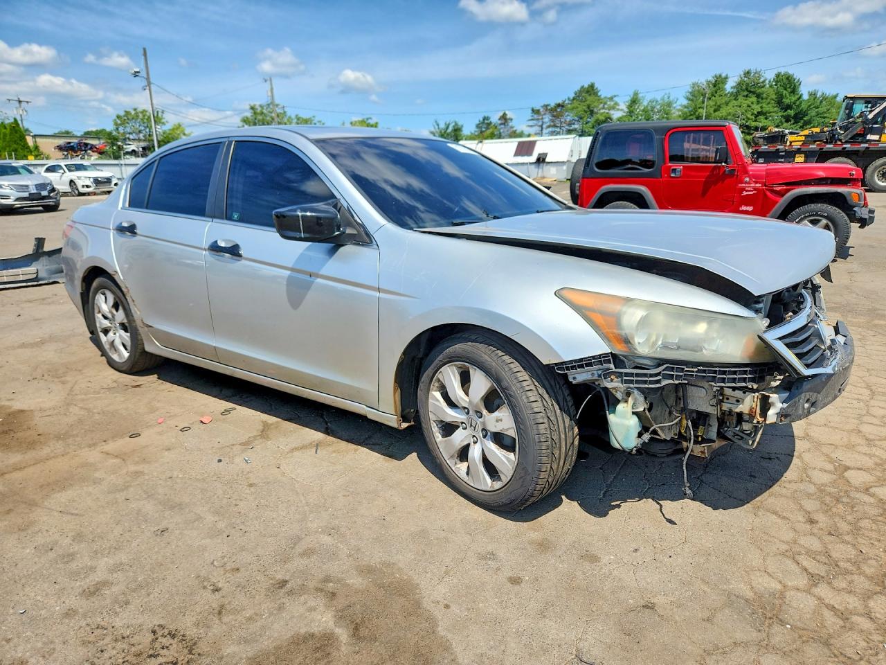 2009 Honda Accord Exl Серый vin: 1HGCP36849A032398