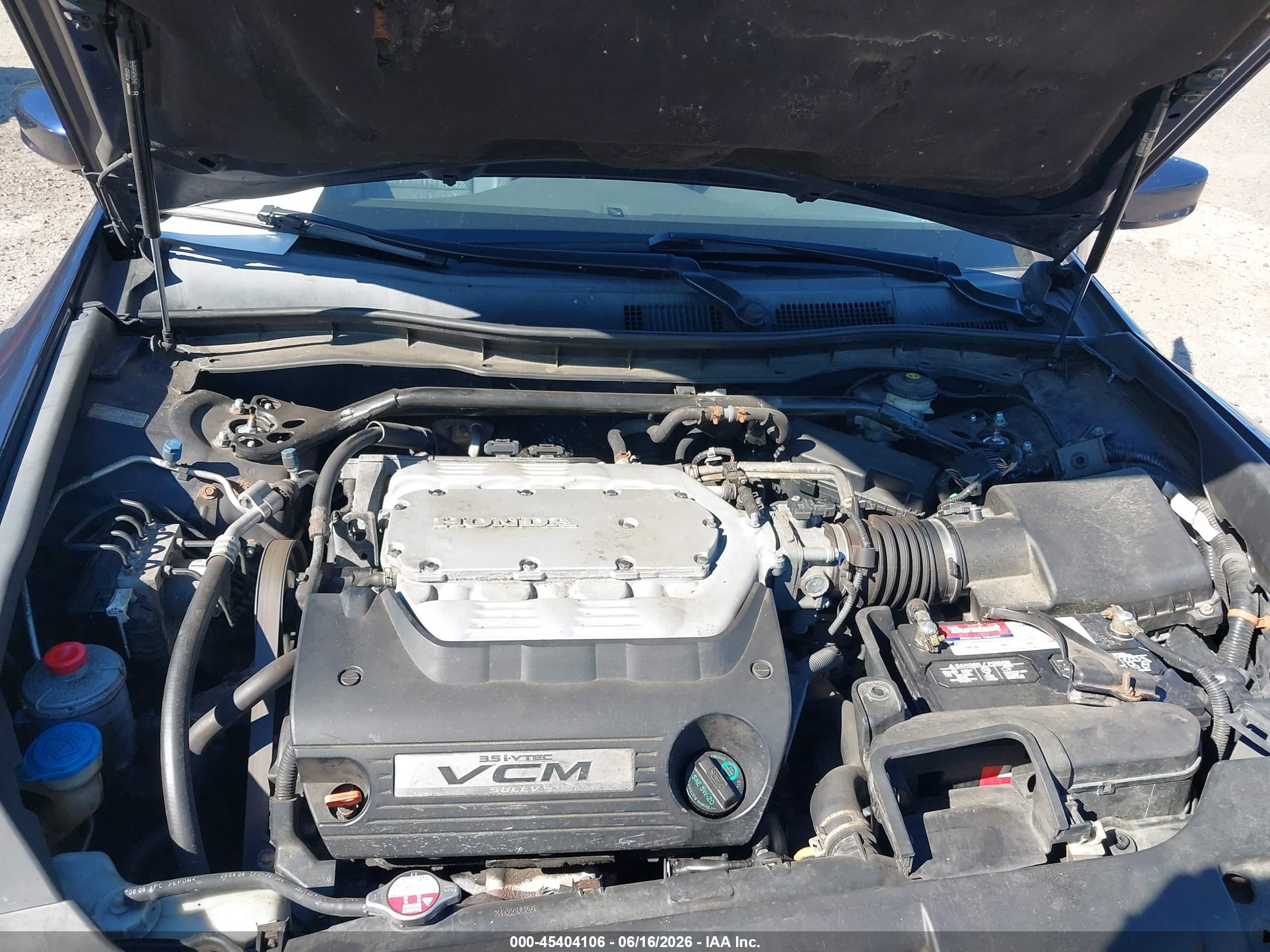 2009 Honda Accord 3.5 Ex-l Синий vin: 1HGCP36849A039139